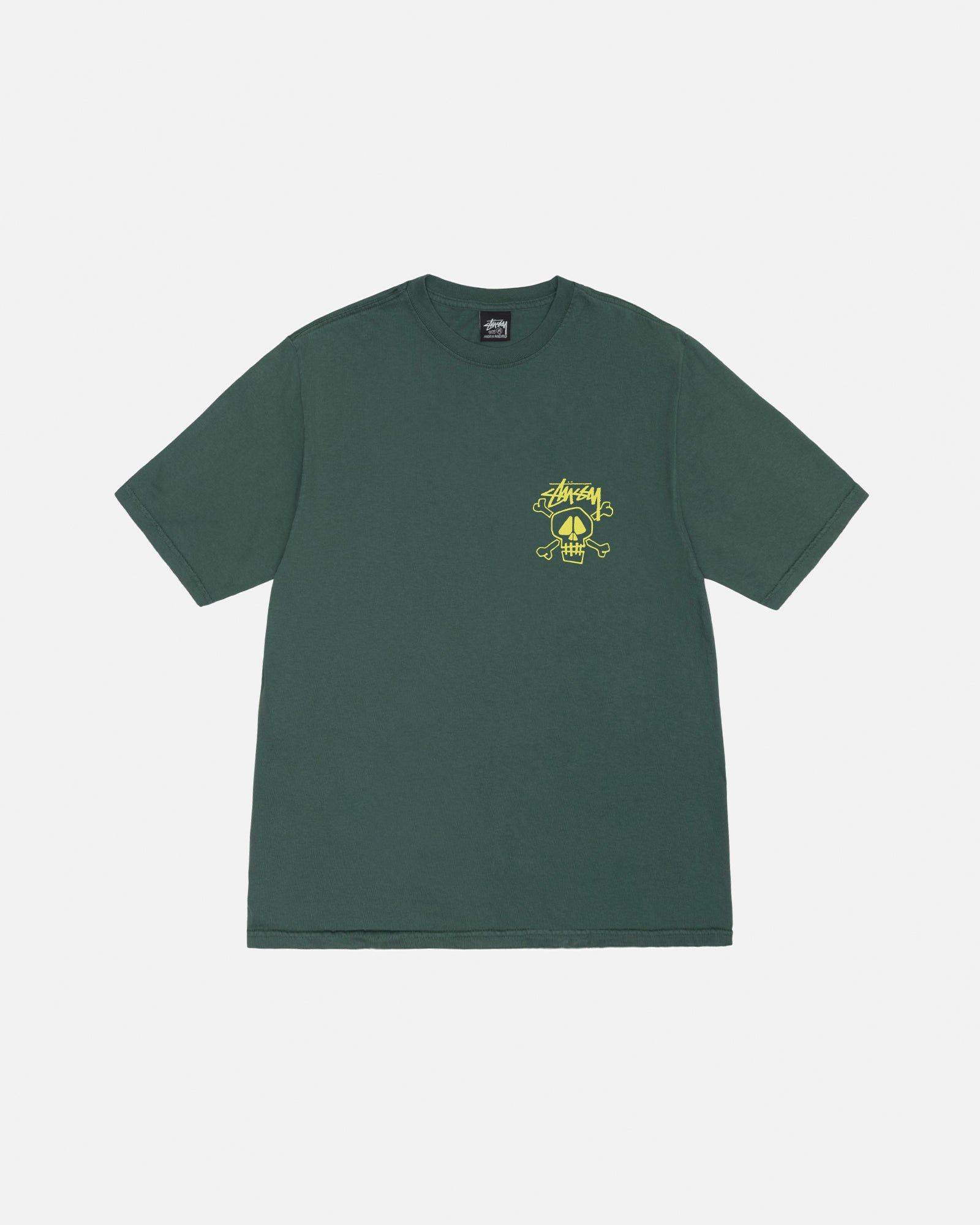 SKULL & BONES TEE PIGMENT DYED sold by Stussy product image thumbnail 2