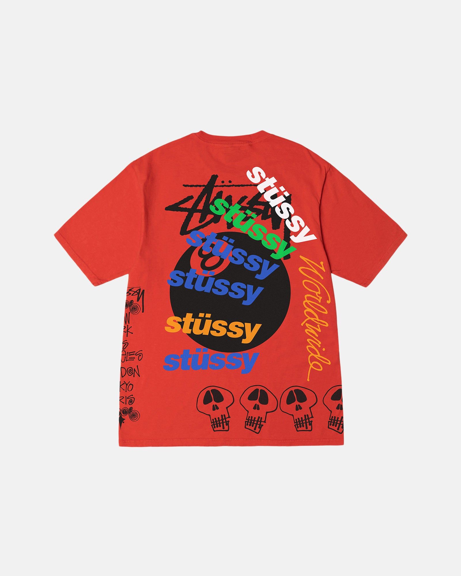 TEST STRIKE PIGMENT DYED TEE sold by Stussy