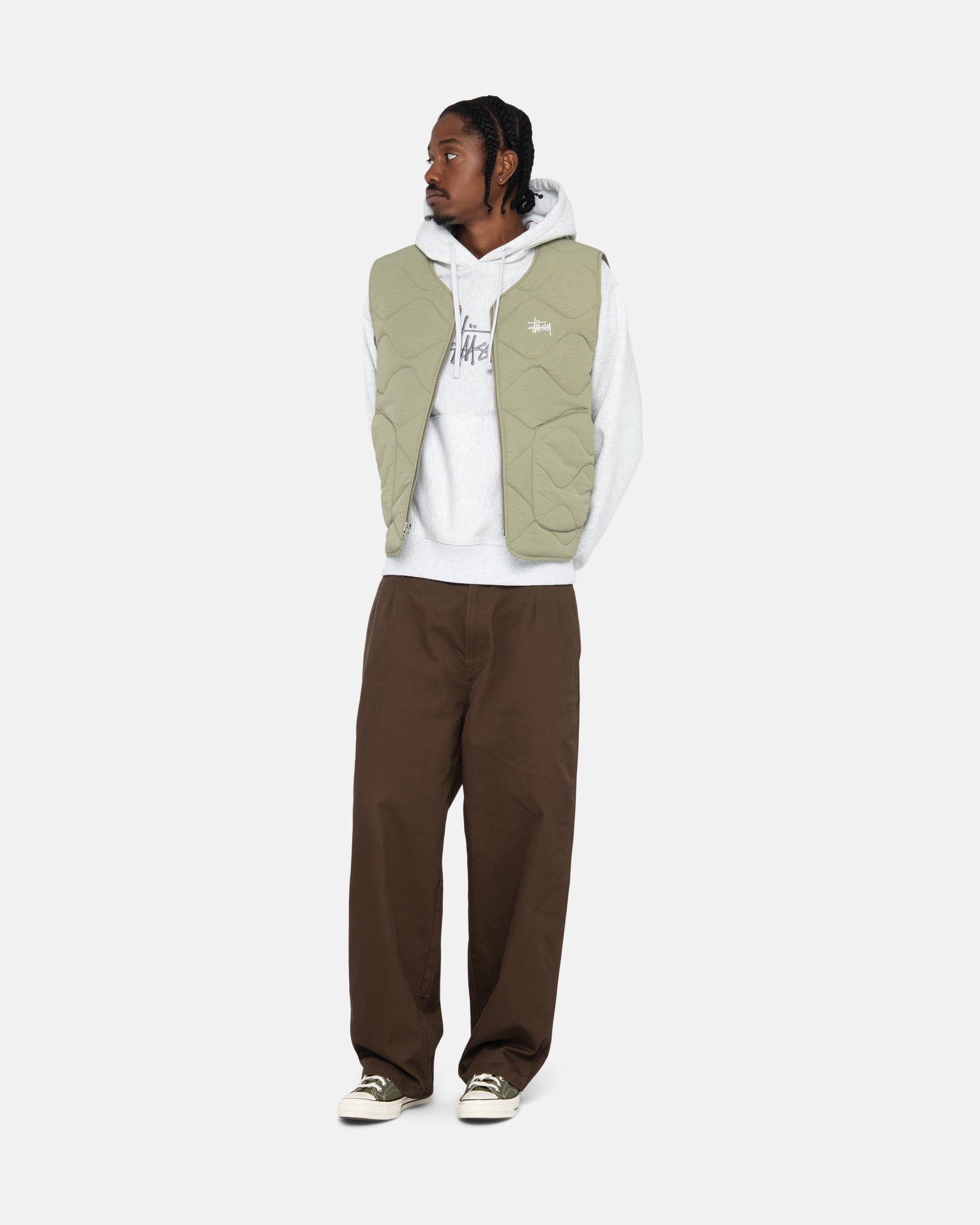 RECYCLED NYLON LINER VEST sold by Stussy product image thumbnail 5