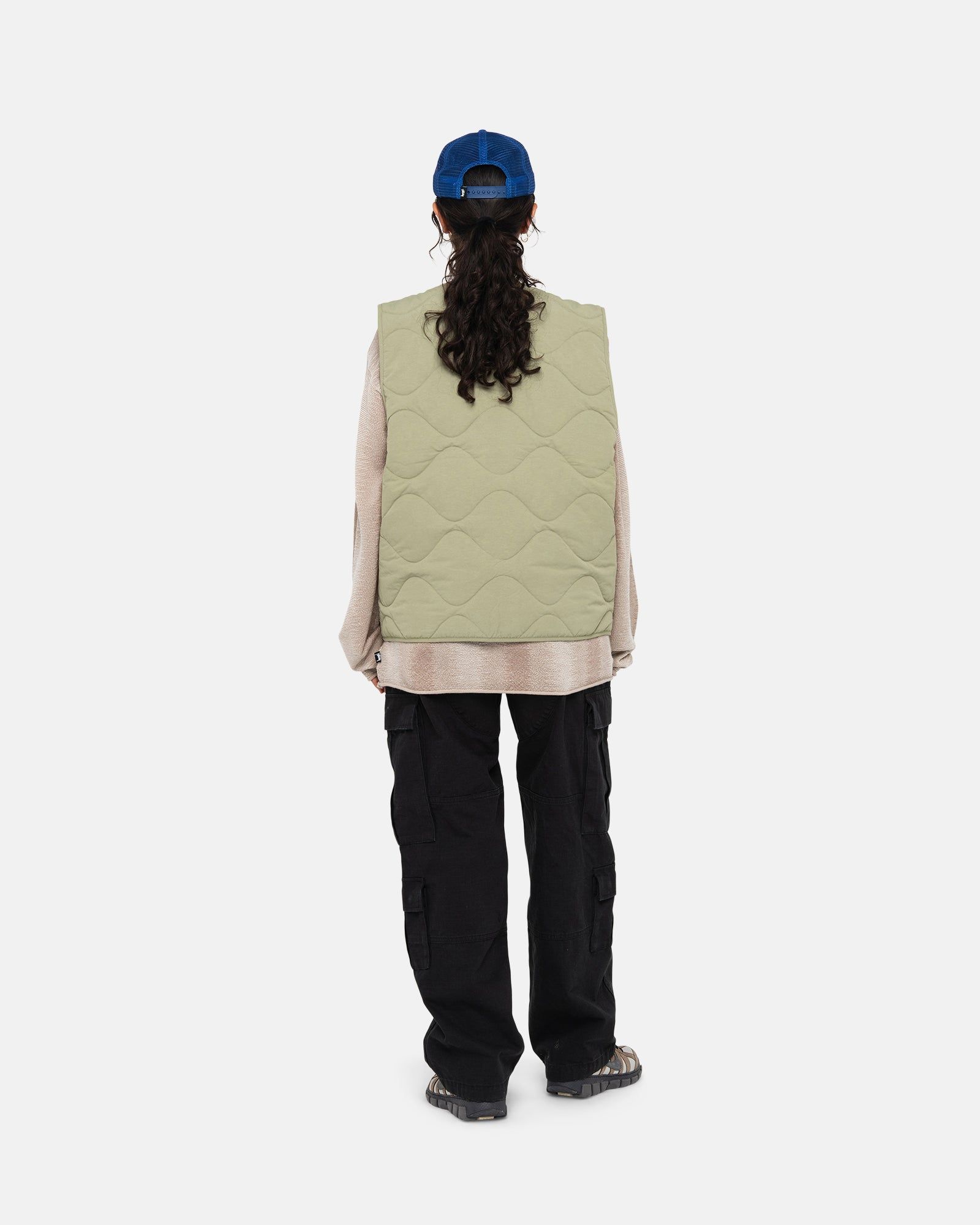 RECYCLED NYLON LINER VEST sold by Stussy product image thumbnail 9