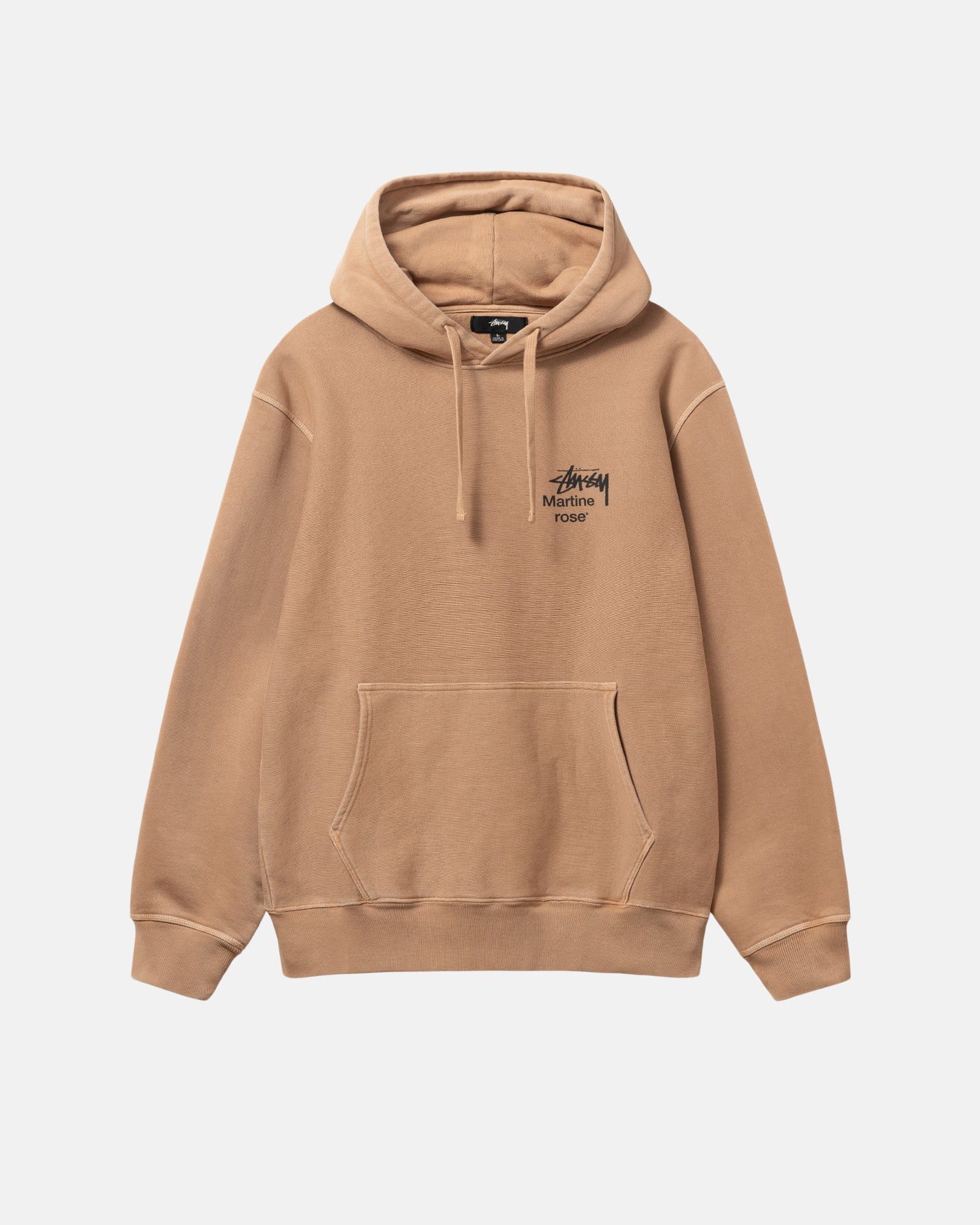 STÜSSY & MARTINE ROSE COLLAGE PIGMENT DYED HOODIE sold by Stussy