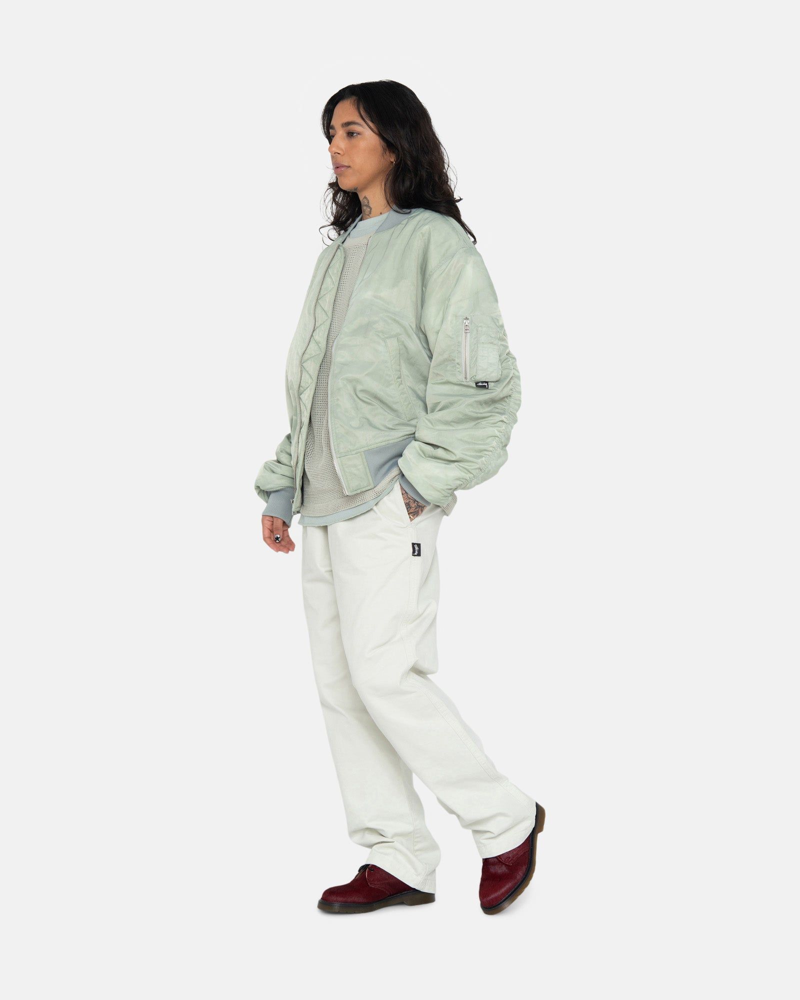 DYED NYLON BOMBER sold by Stussy product image thumbnail 10