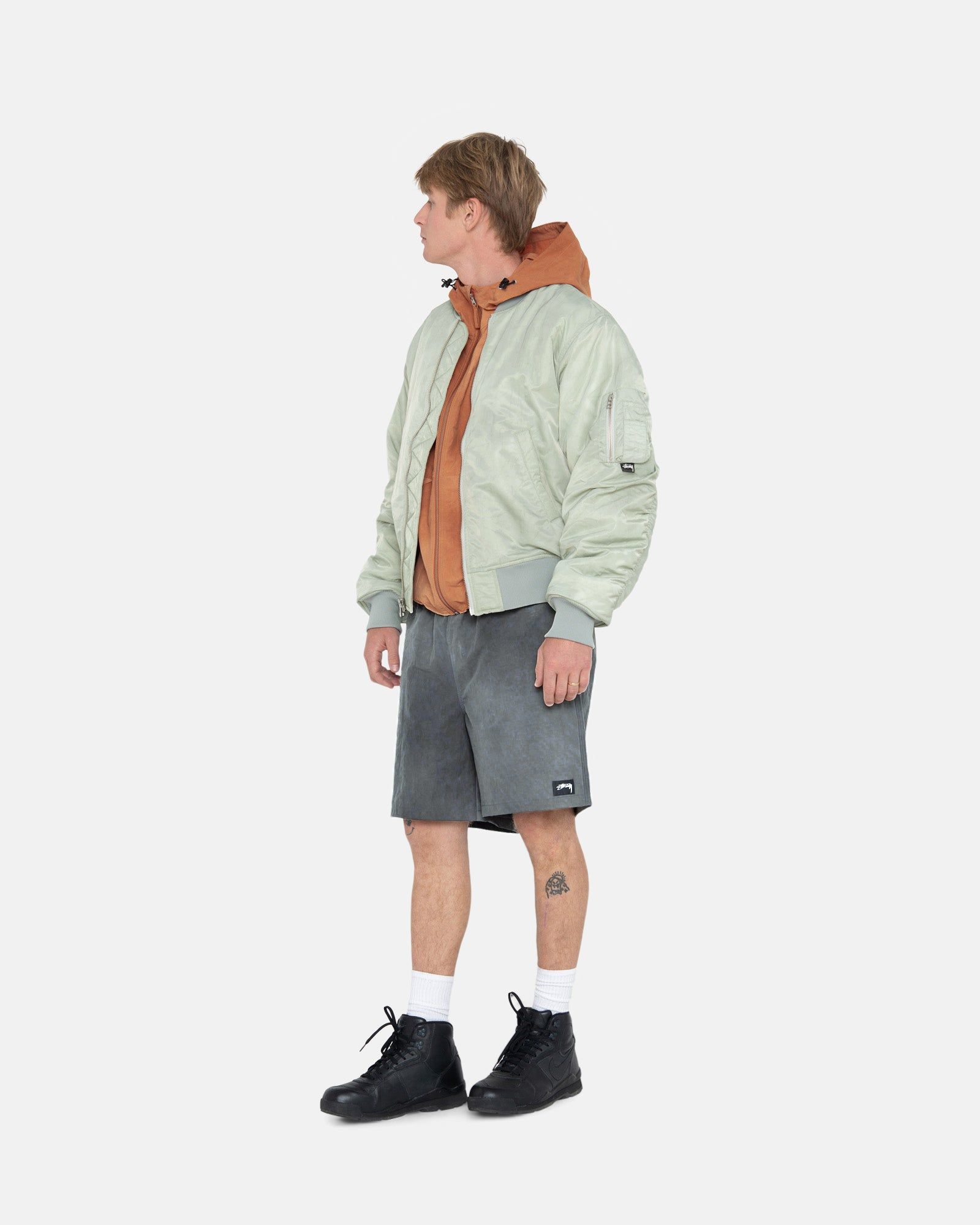 DYED NYLON BOMBER sold by Stussy product image thumbnail 7
