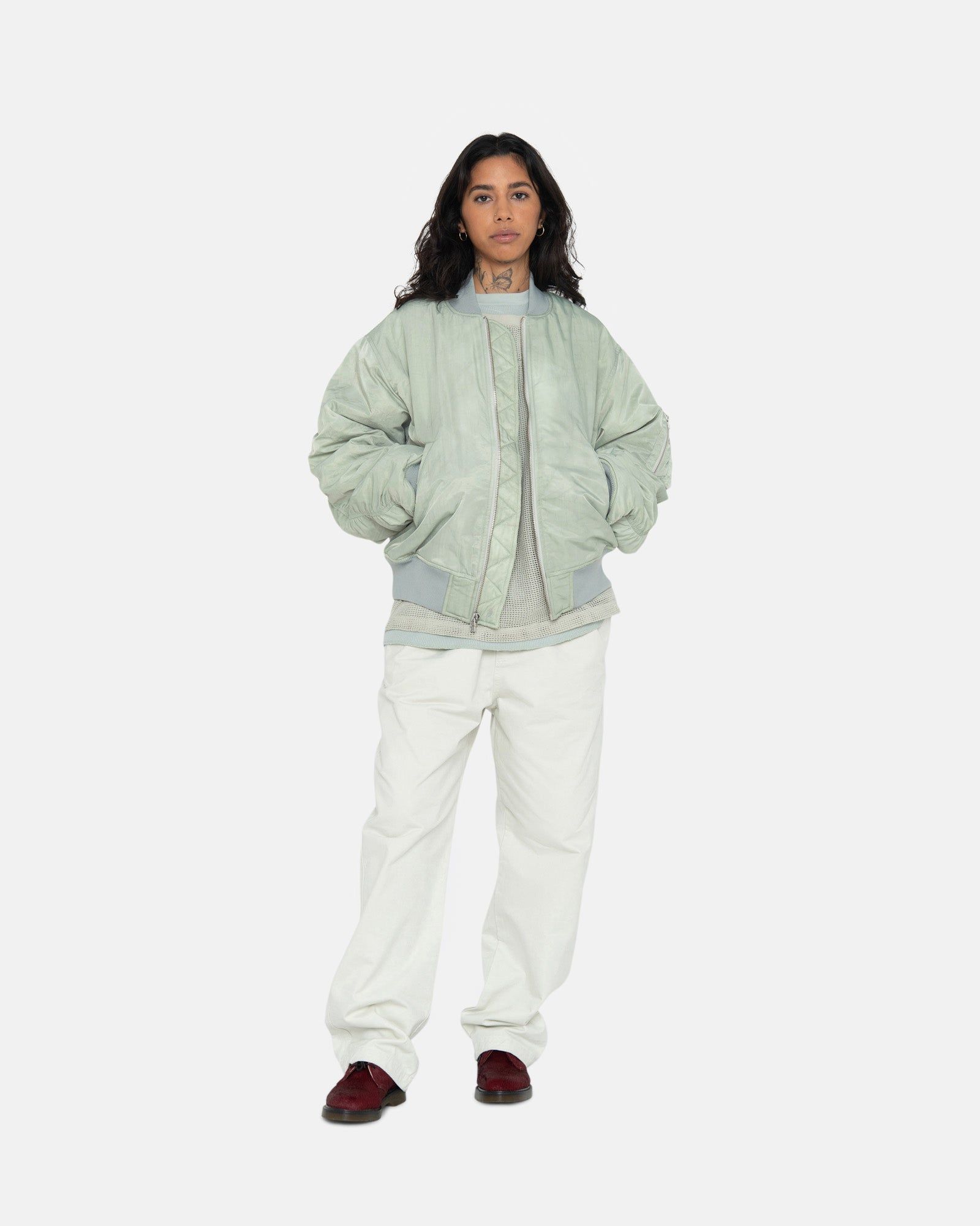 DYED NYLON BOMBER sold by Stussy product image thumbnail 9
