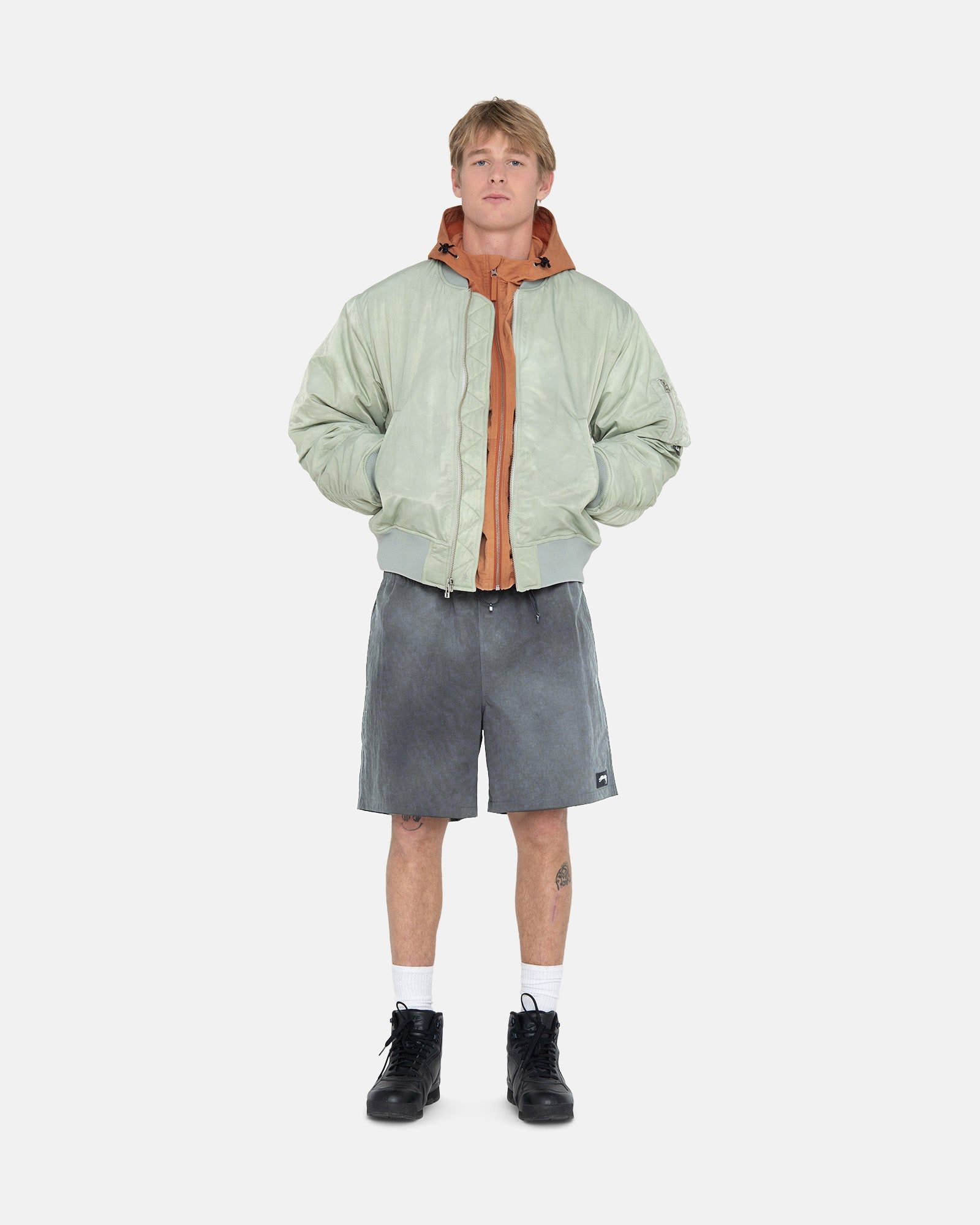 DYED NYLON BOMBER sold by Stussy product image thumbnail 6