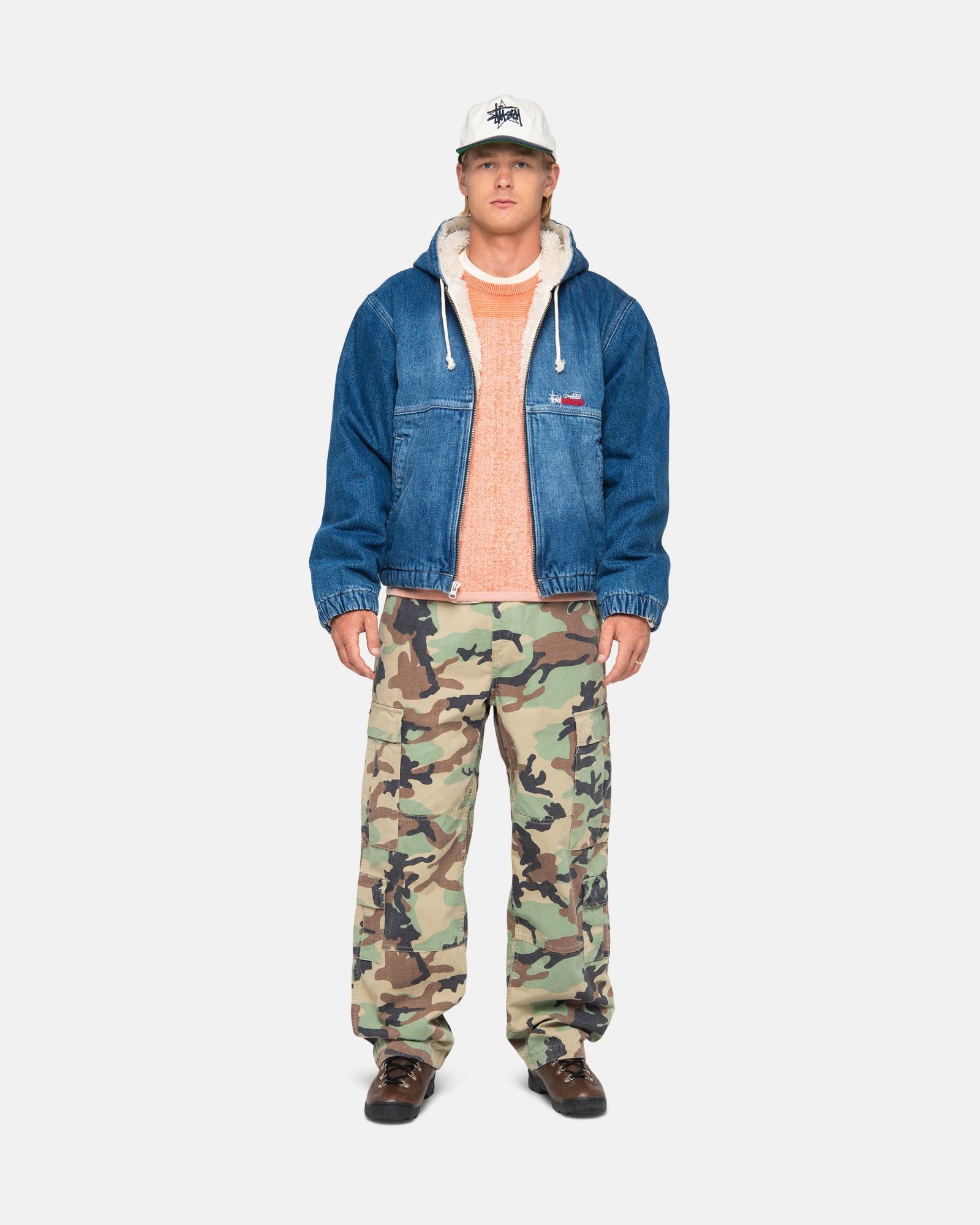 WORK JACKET DENIM SHERPA sold by Stussy product image thumbnail 5