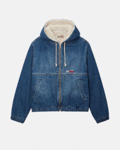 WORK JACKET DENIM SHERPA sold by Stussy