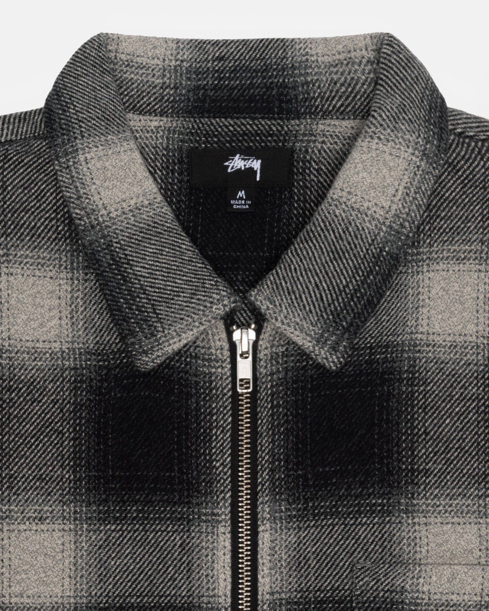 HANK PLAID ZIP SHIRT sold by Stussy product image thumbnail 3