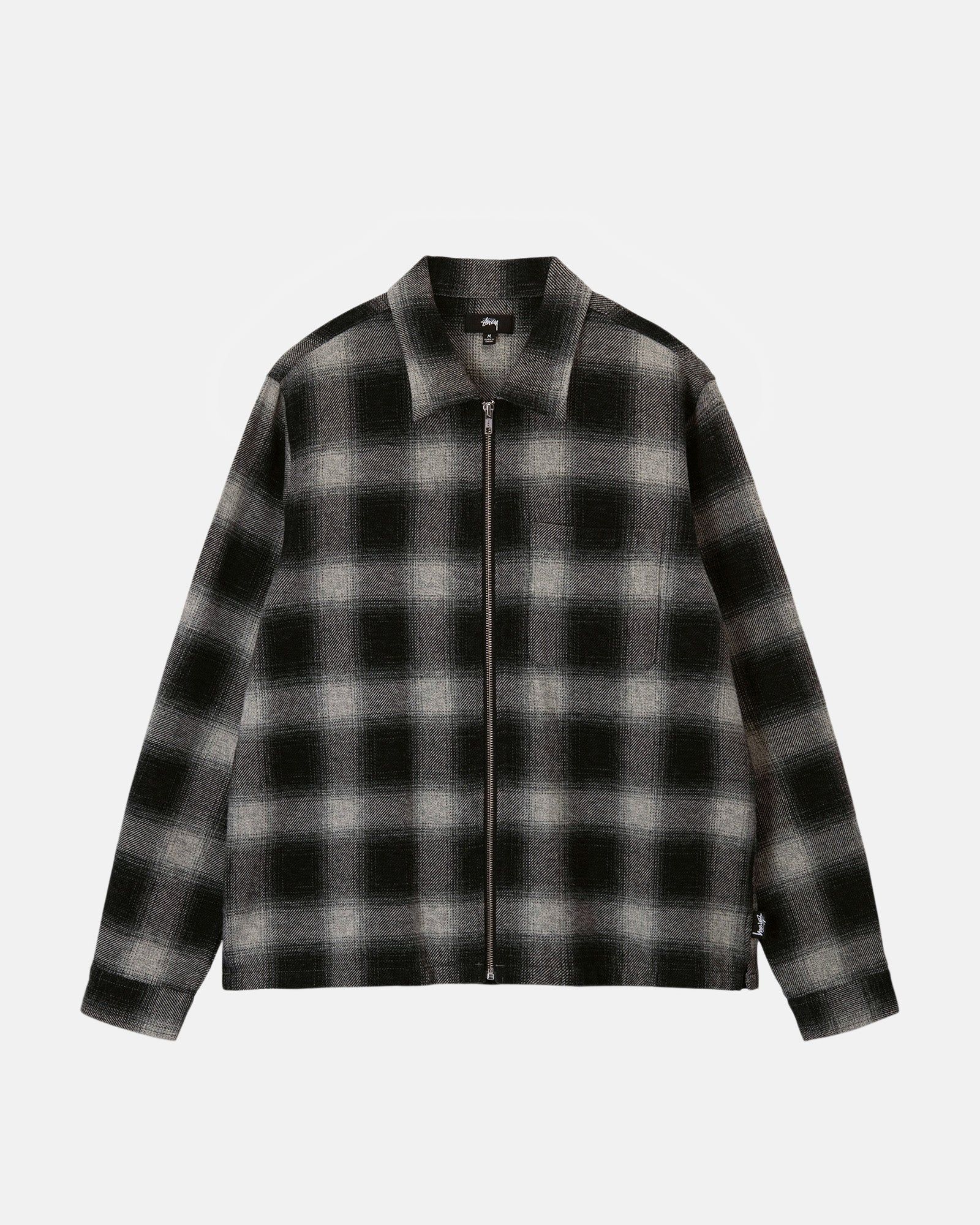 HANK PLAID ZIP SHIRT sold by Stussy