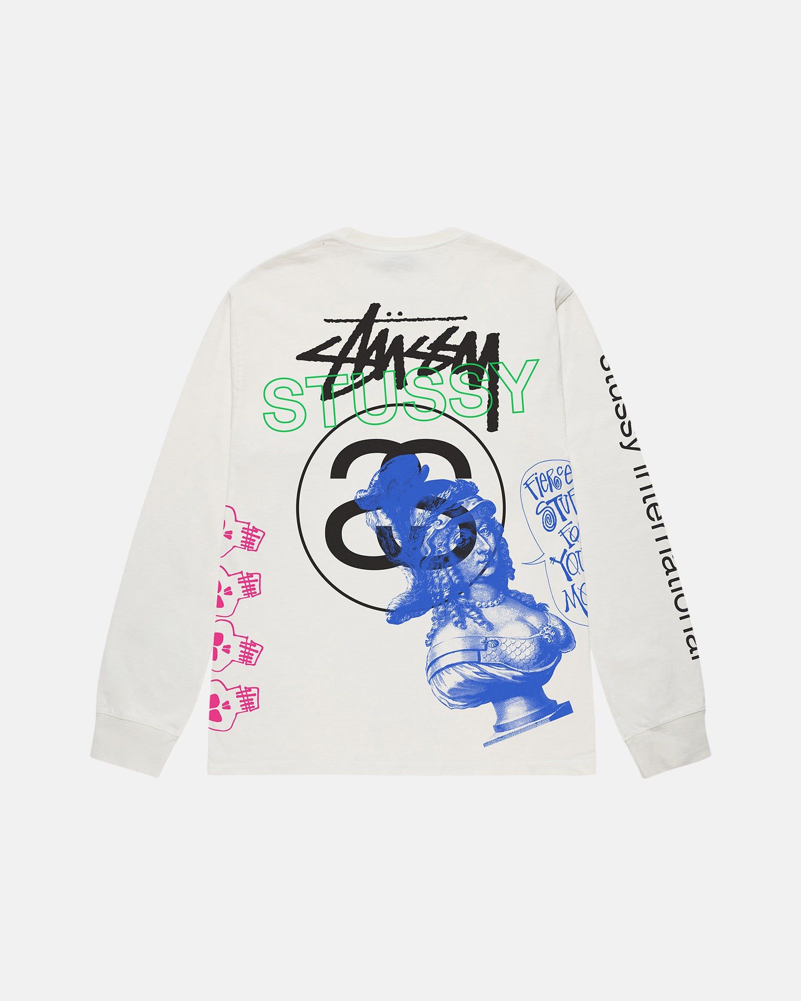 TEST STRIKE PIGMENT DYED LS TEE sold by Stussy