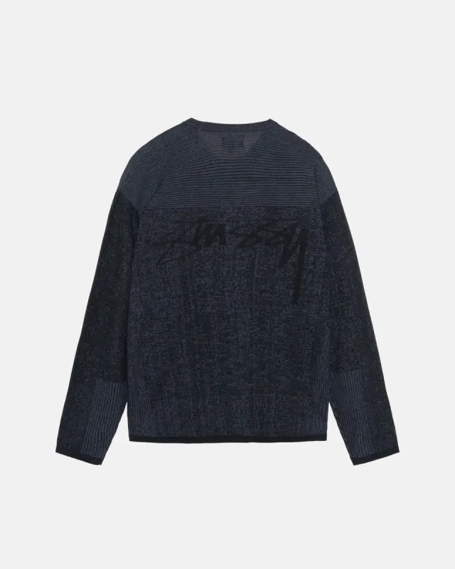 ENGINEERED PANEL SWEATER sold by Stussy