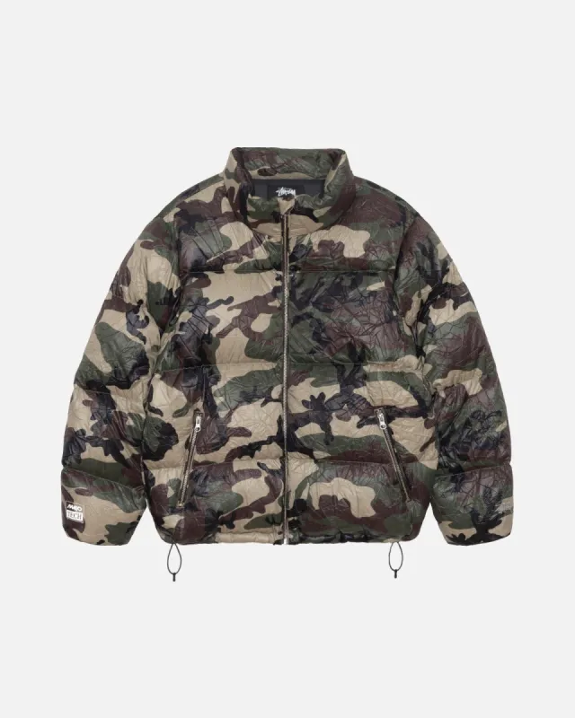DOWN PUFFER WRINKLED NYLON sold by Stussy