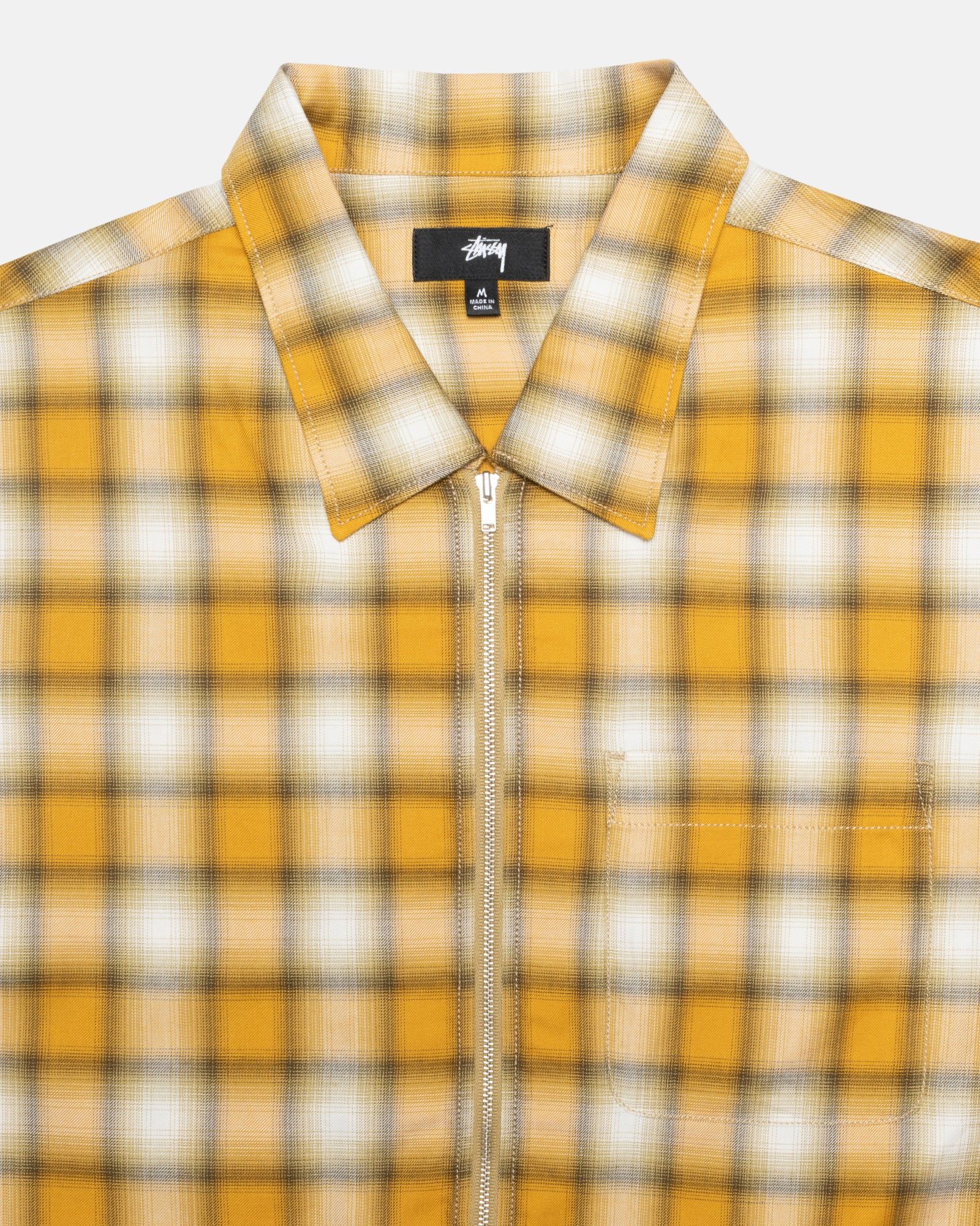 EDDIE PLAID ZIP SHIRT sold by Stussy product image thumbnail 3