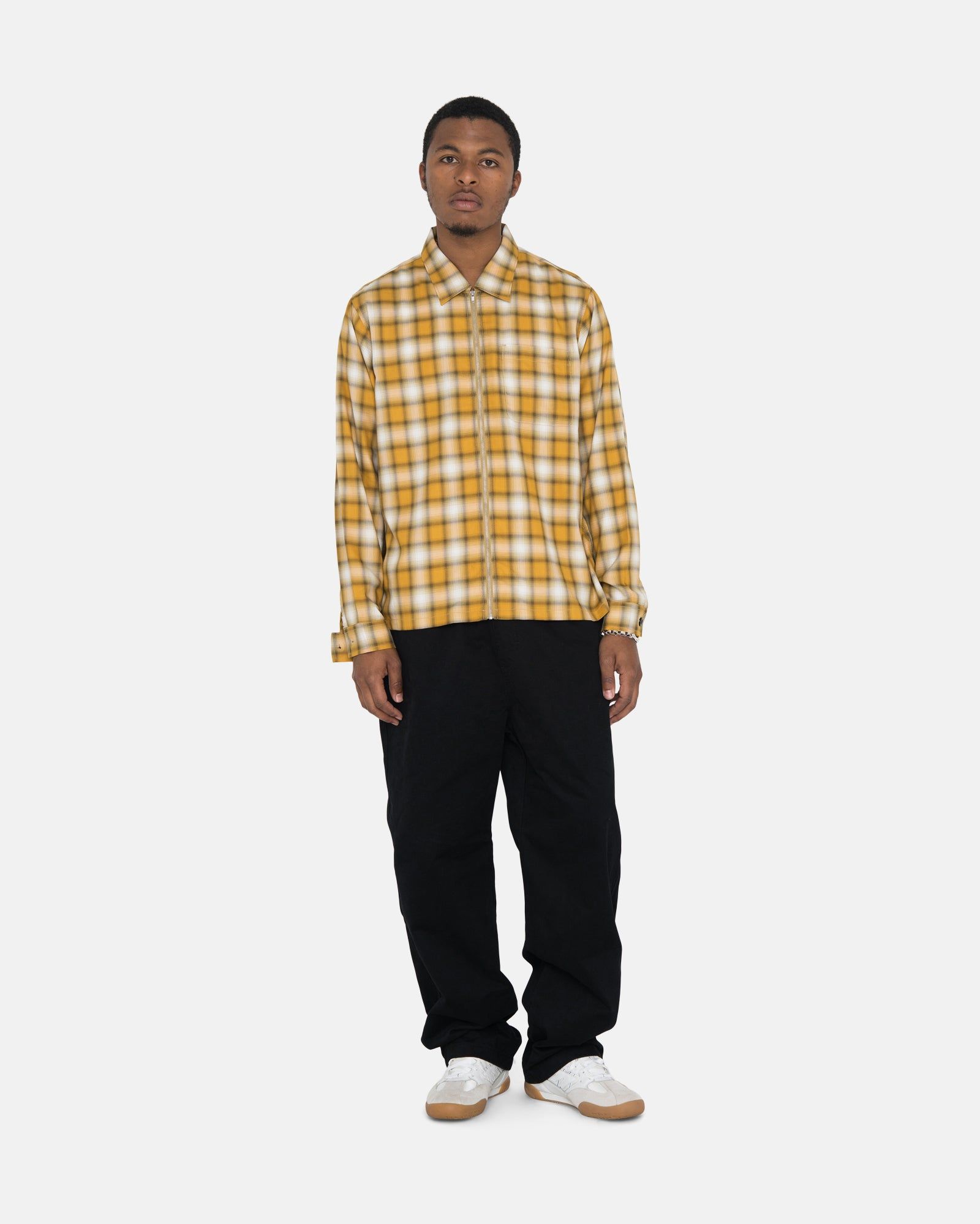 EDDIE PLAID ZIP SHIRT sold by Stussy product image thumbnail 5