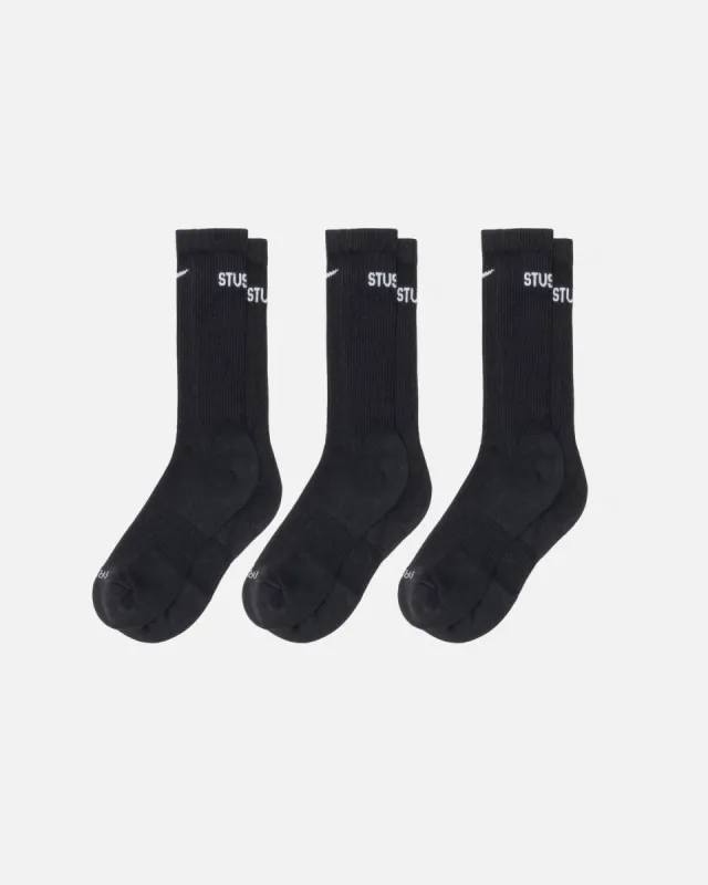 STÜSSY & NIKE DRI-FIT CREW SOCK PACK made by Stussy
