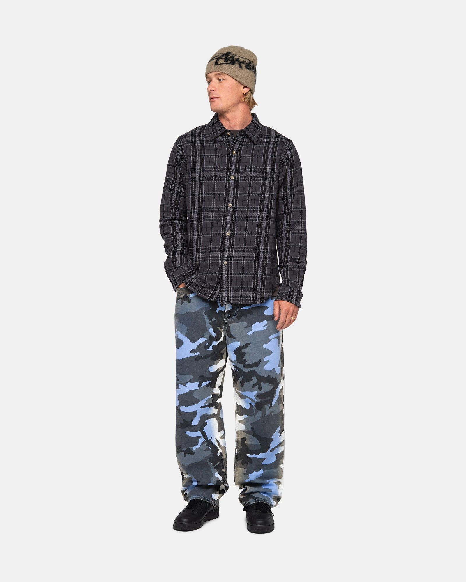 STONES PLAID SHIRT sold by Stussy product image thumbnail 5