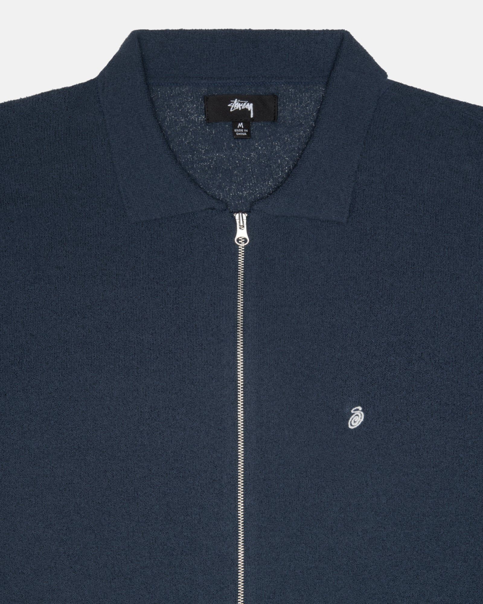 LIGHT WEIGHT LS ZIP POLO sold by Stussy product image thumbnail 3