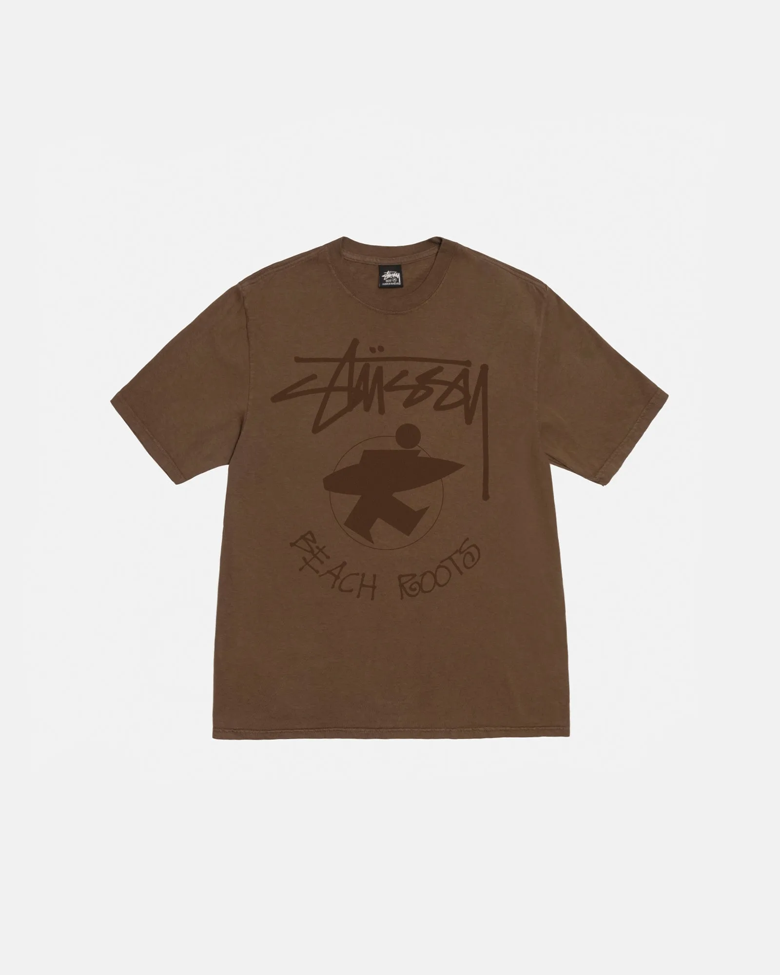 BEACH ROOTS TEE PIGMENT DYED sold by Stussy