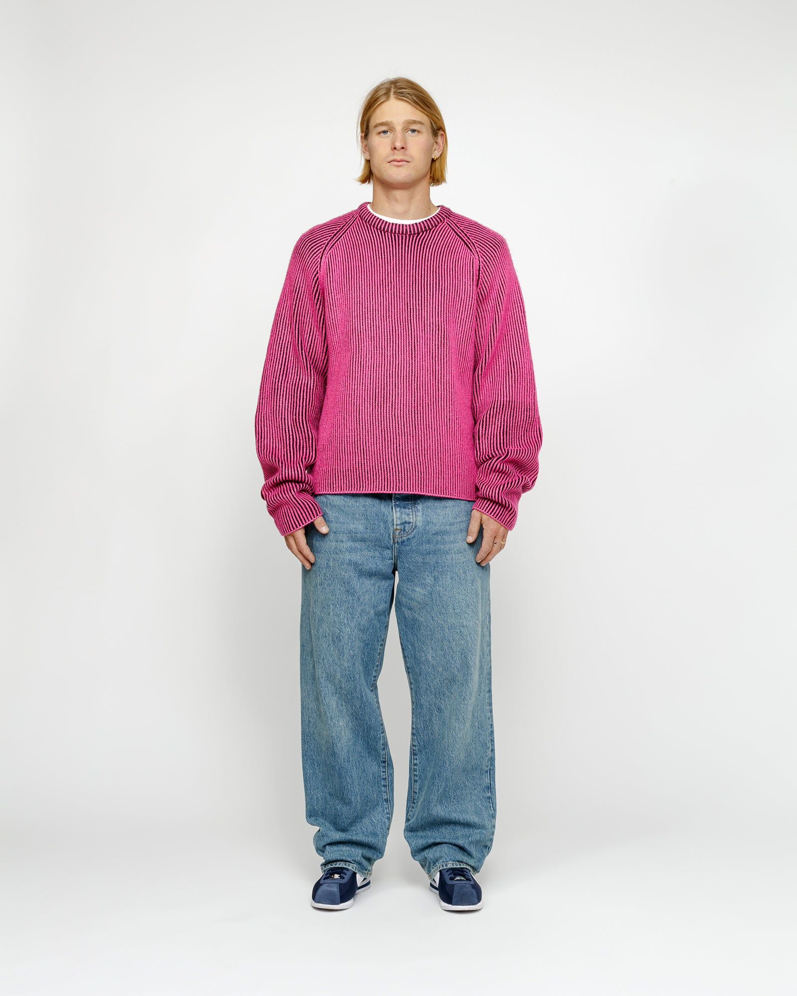 CONTRAST RIB SWEATER sold by Stussy product image thumbnail 3