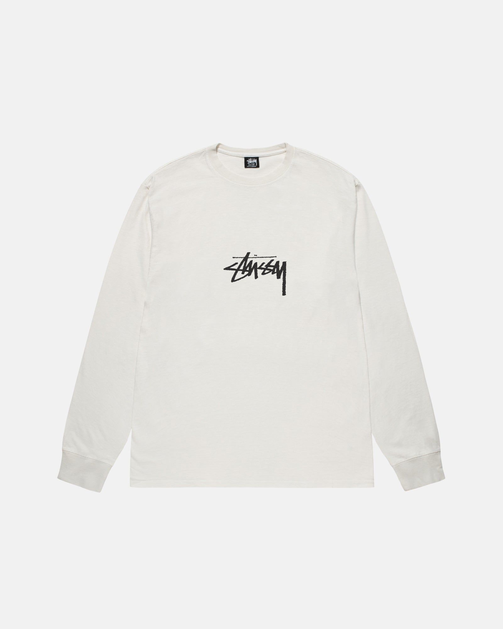 SMALL STOCK LS TEE PIGMENT DYED sold by Stussy