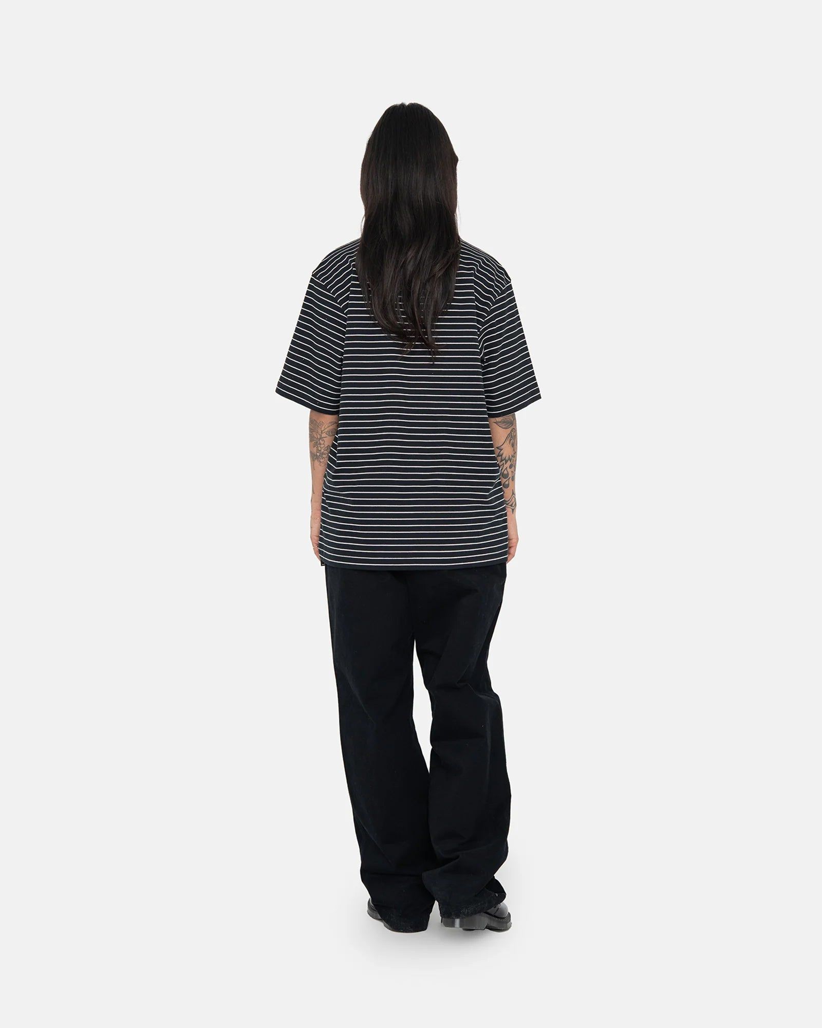 PIN STRIPED SS CREW sold by Stussy product image thumbnail 6