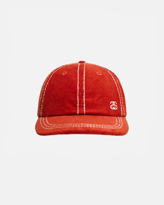 LOW PROFILE SS-LINK STITCHED STRAPBACK sold by Stussy