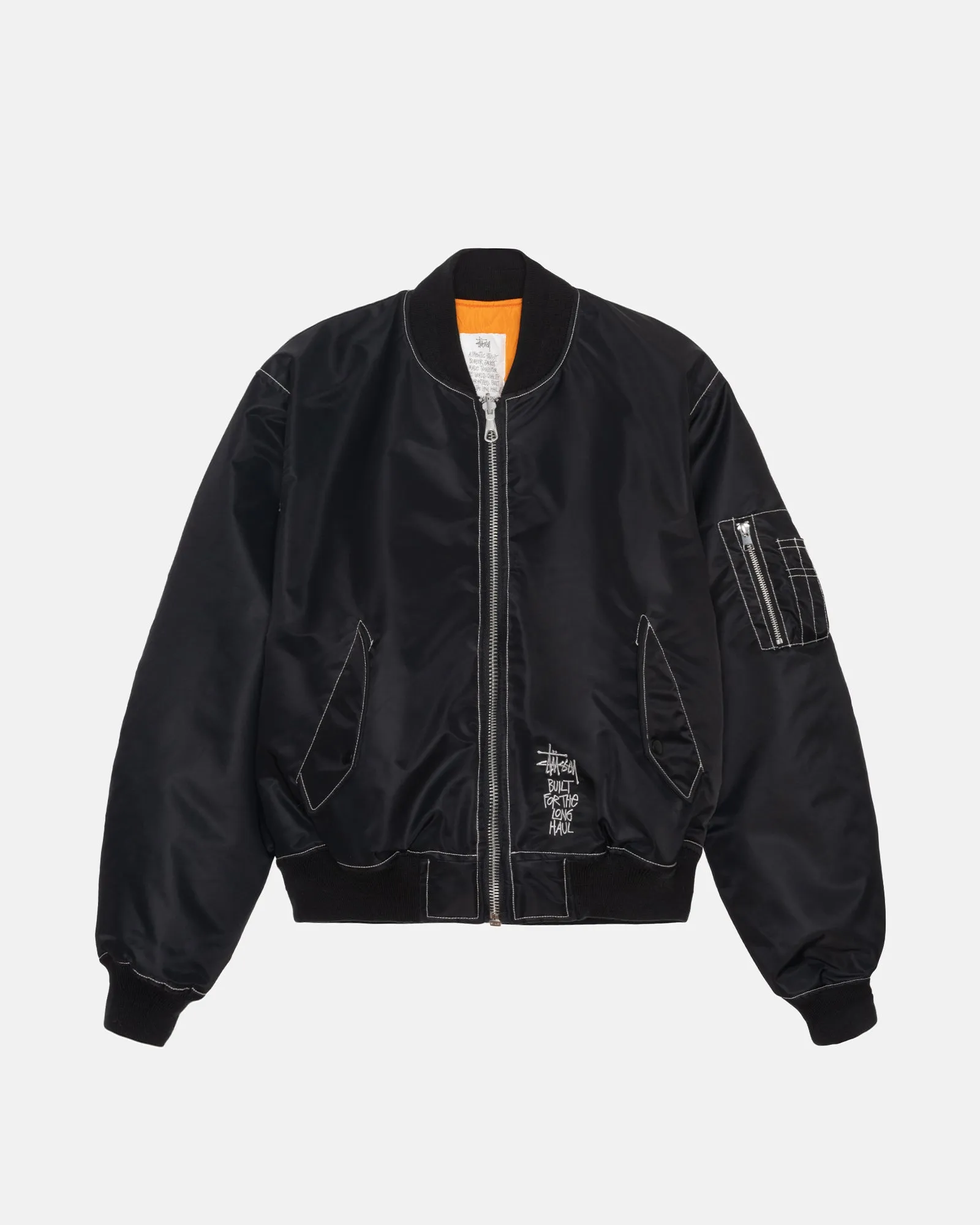 BUILT REVERSIBLE BOMBER JACKET sold by Stussy