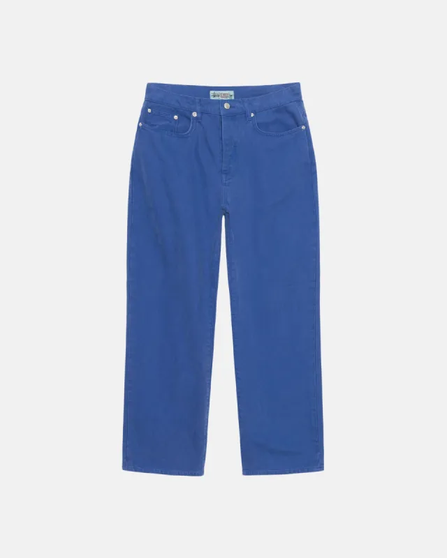 CLASSIC JEAN WASHED CANVAS sold by Stussy