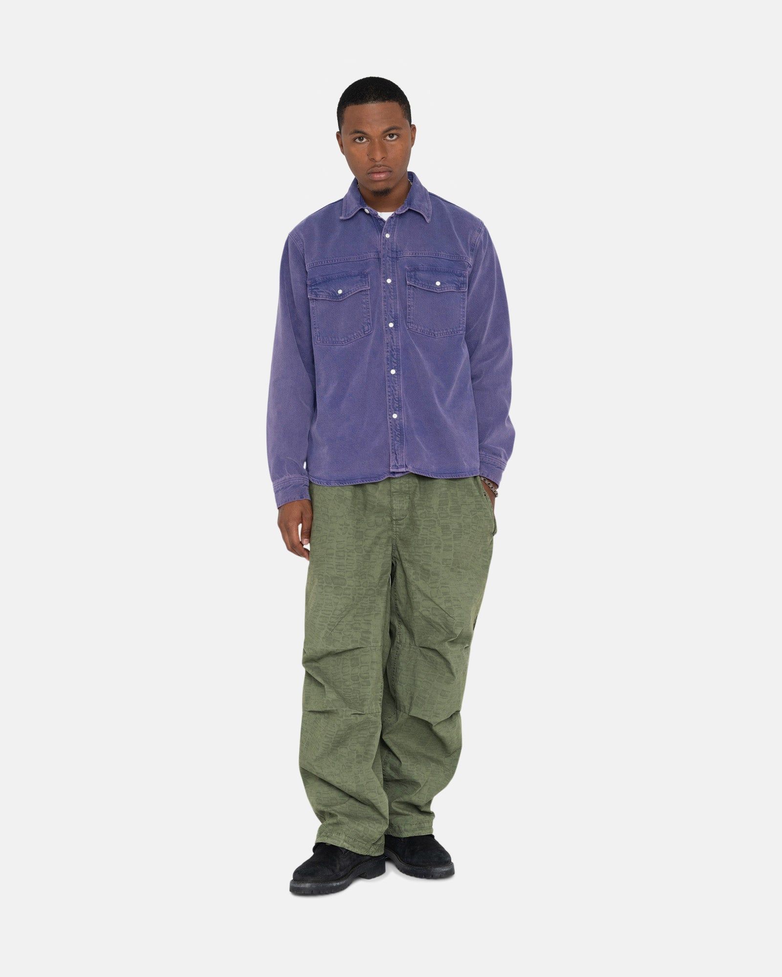 DOUBLE DYE WESTERN SHIRT sold by Stussy product image thumbnail 5