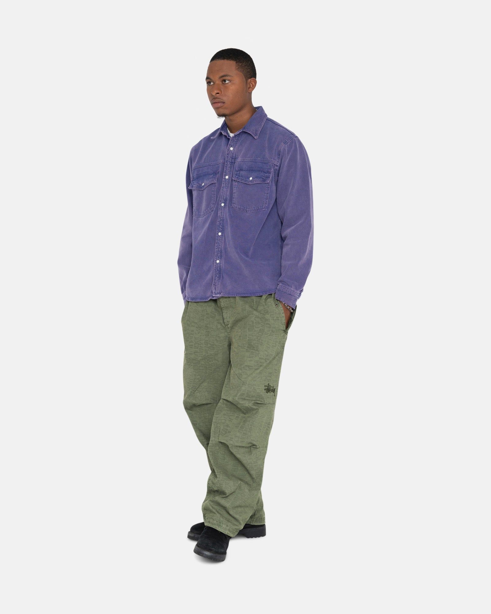 DOUBLE DYE WESTERN SHIRT sold by Stussy product image thumbnail 6