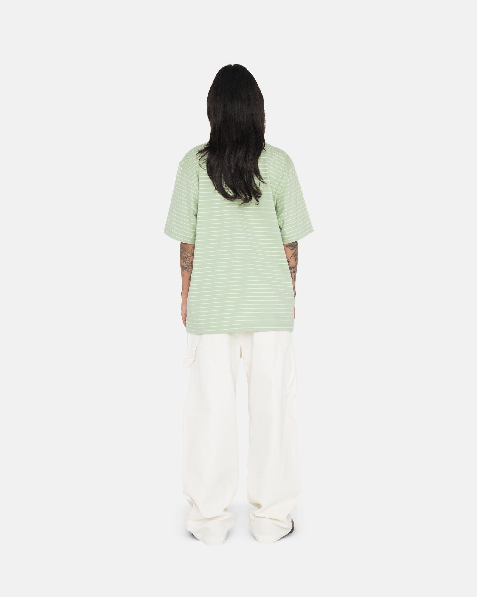 PIN STRIPED SS CREW sold by Stussy product image thumbnail 7