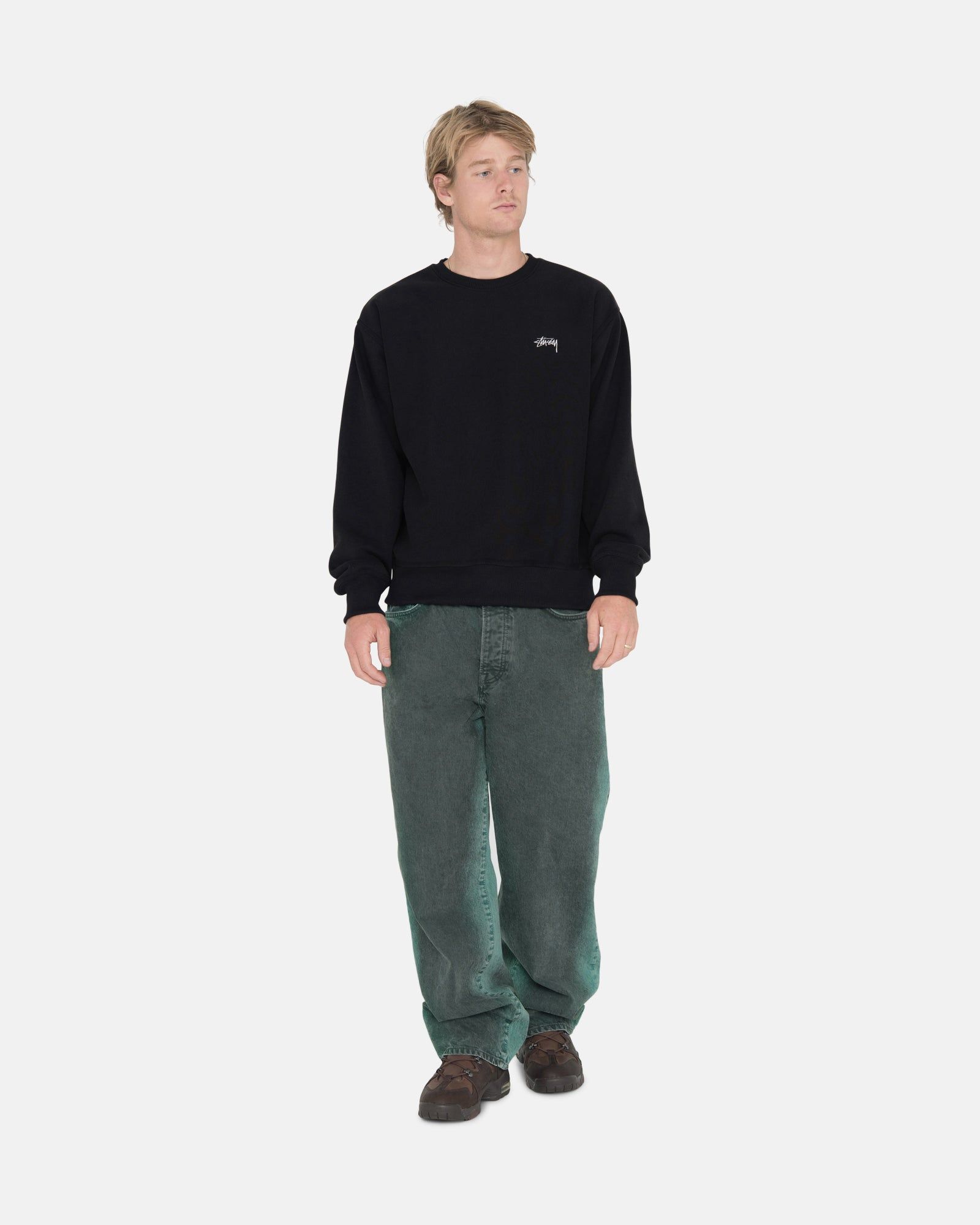 OVERDYED STOCK LOGO CREW sold by Stussy product image thumbnail 3