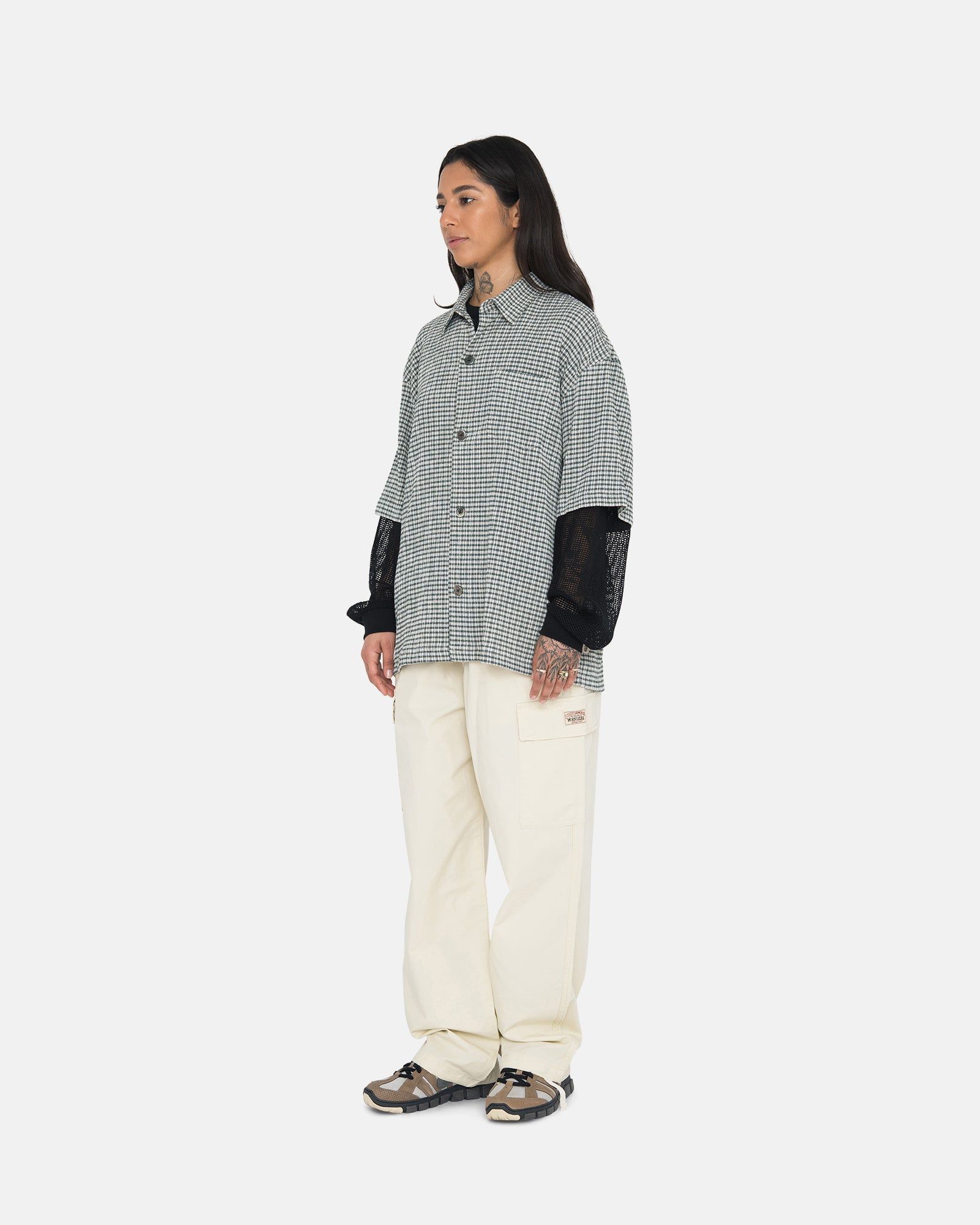 WRINKLY GINGHAM SS SHIRT sold by Stussy product image thumbnail 10