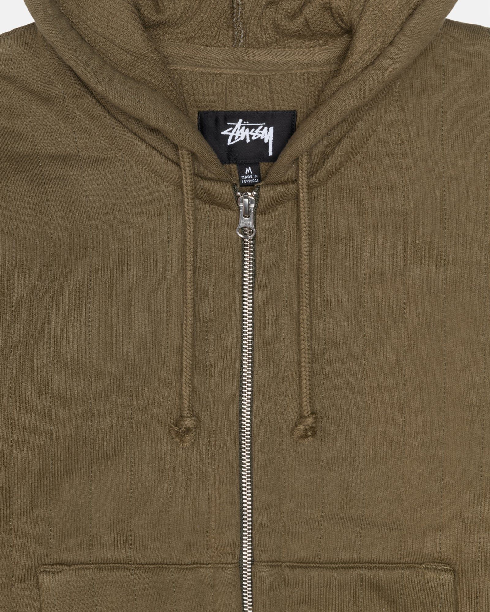VERTICAL QUILTED ZIP HOODIE sold by Stussy product image thumbnail 3