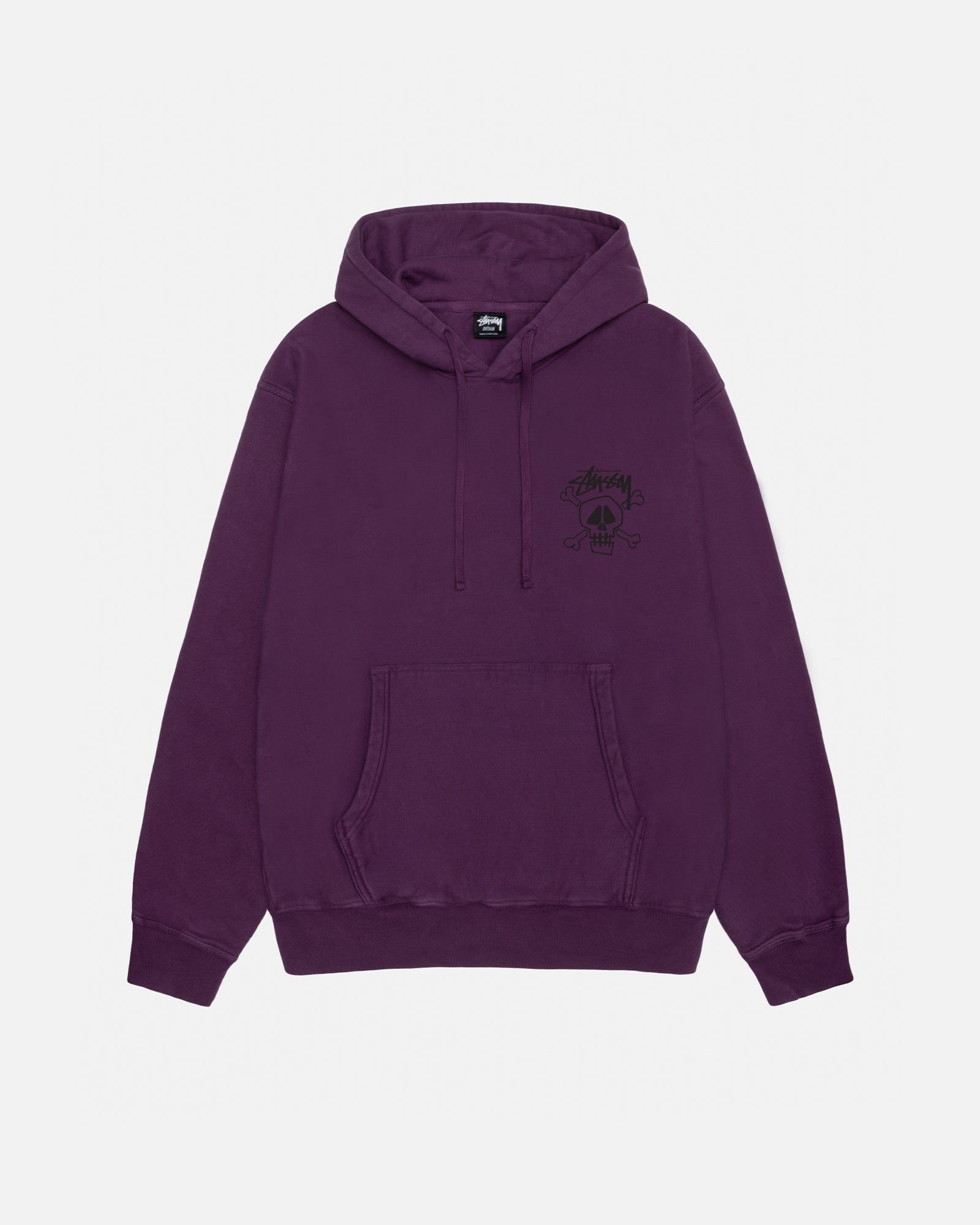 SKULL & BONES HOODIE PIGMENT DYED sold by Stussy product image thumbnail 2