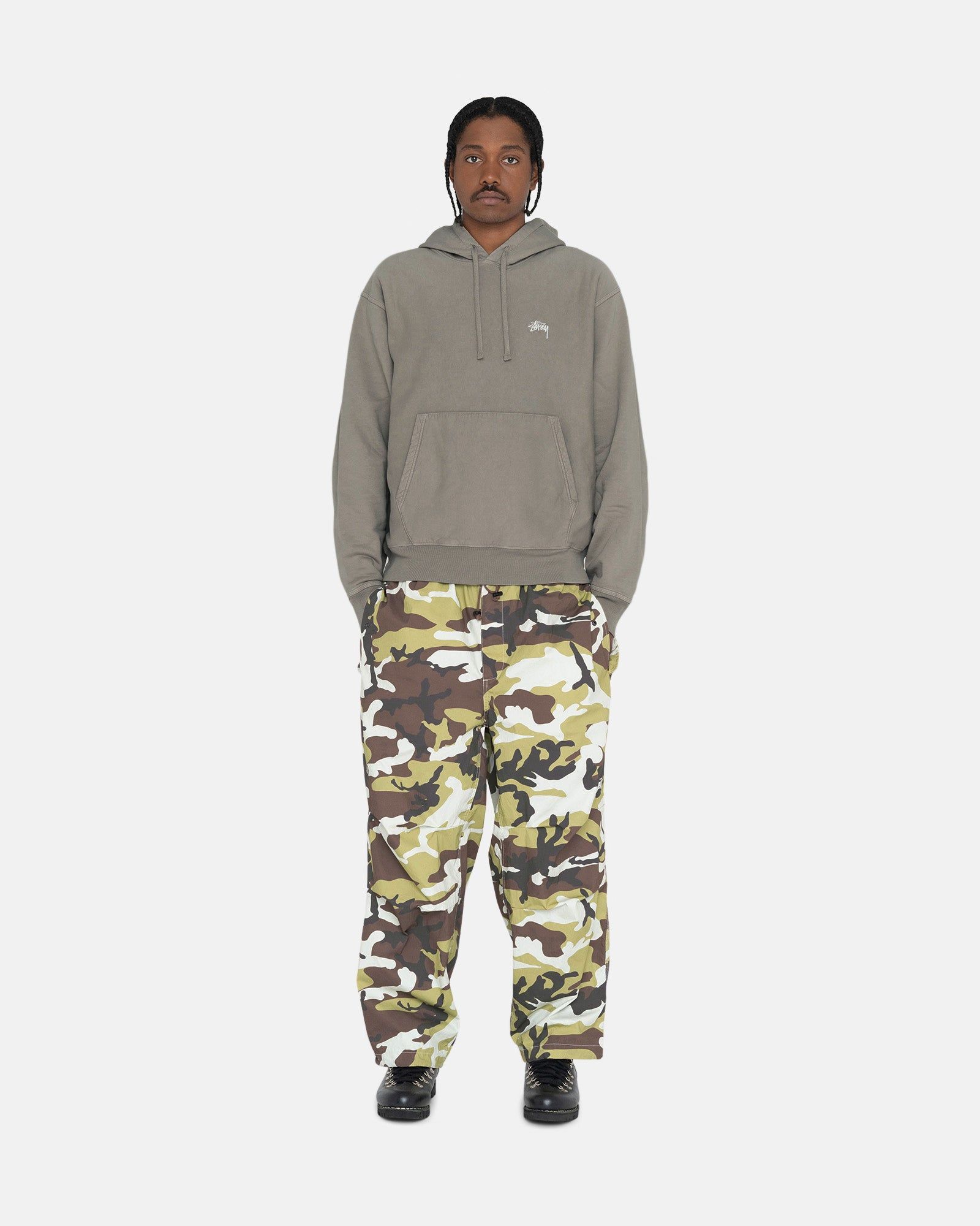 OVERDYED STOCK LOGO HOODIE sold by Stussy product image thumbnail 5