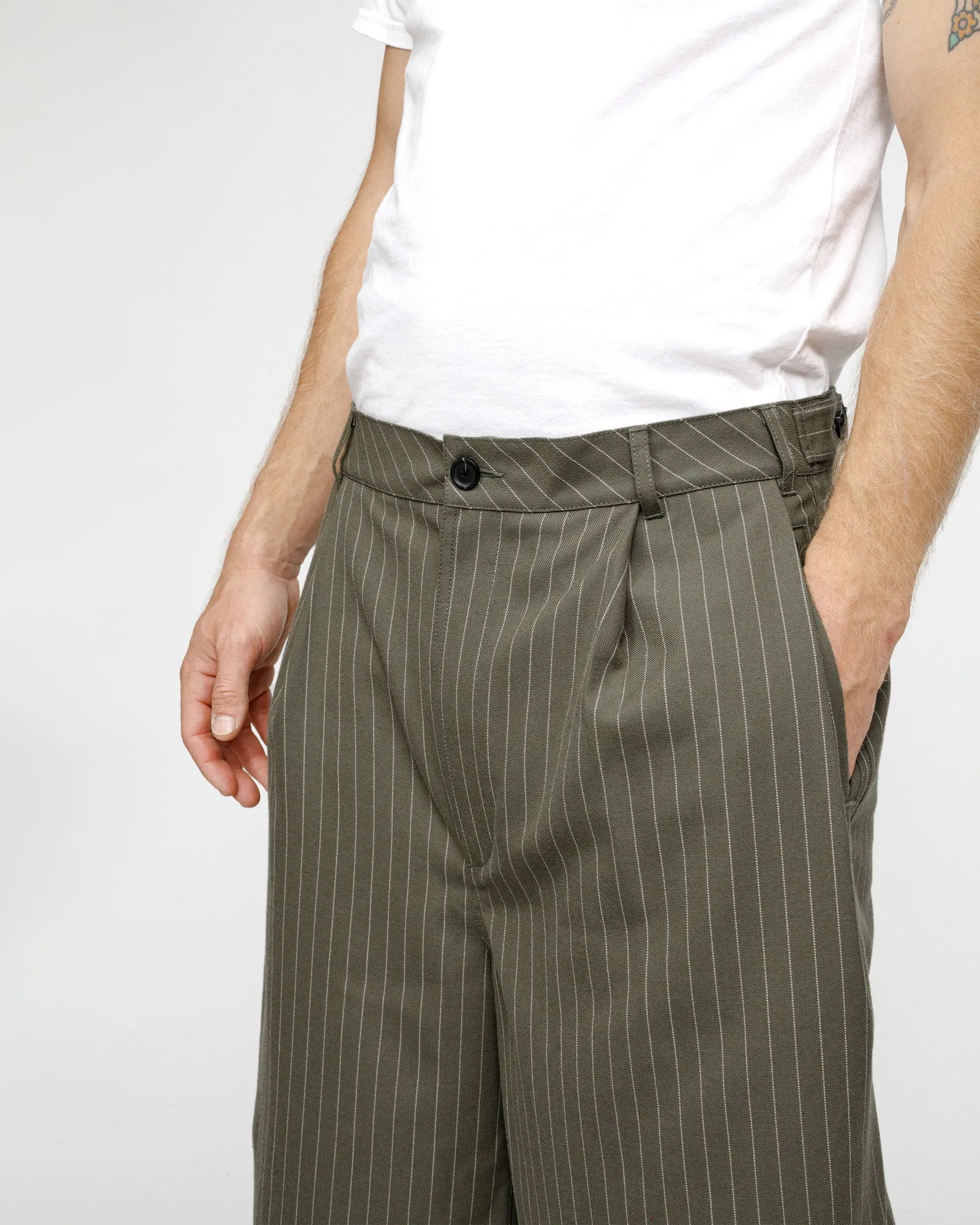VOLUME PLEATED SHORT STRIPE sold by Stussy product image thumbnail 5