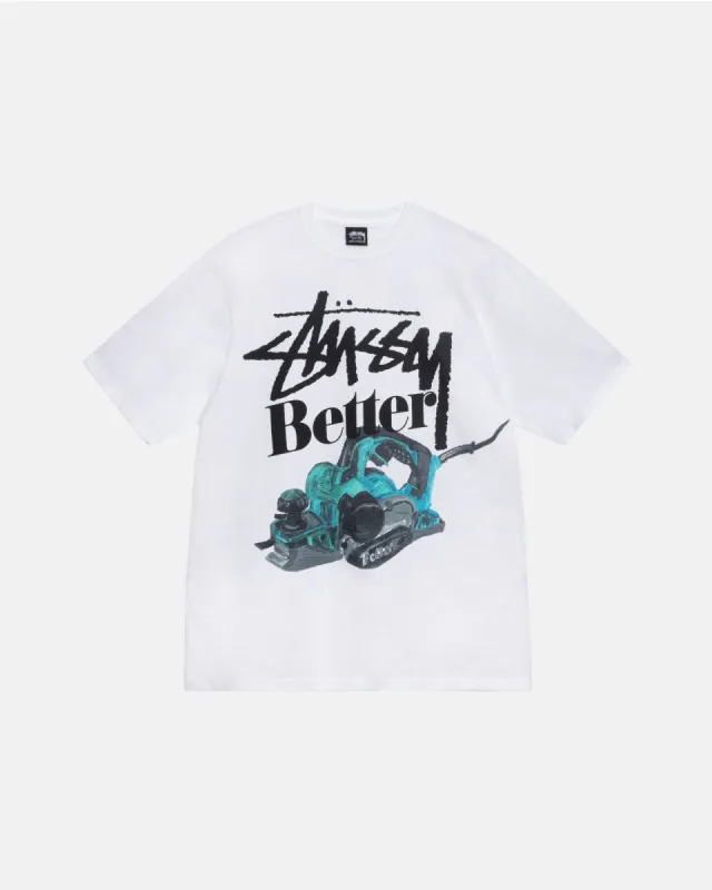 STÜSSY & BETTER GIFT SHOP BUILT BETTER TEE made by Stussy