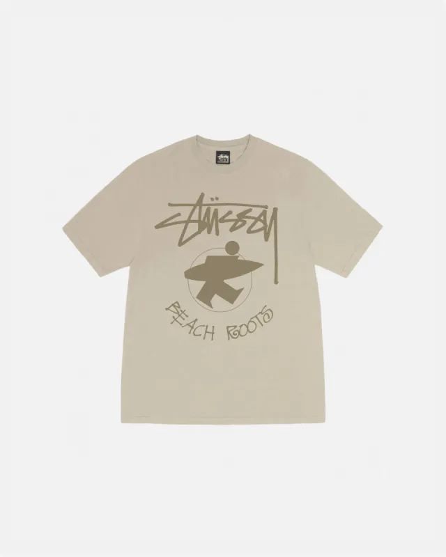 BEACH ROOTS TEE PIGMENT DYED sold by Stussy