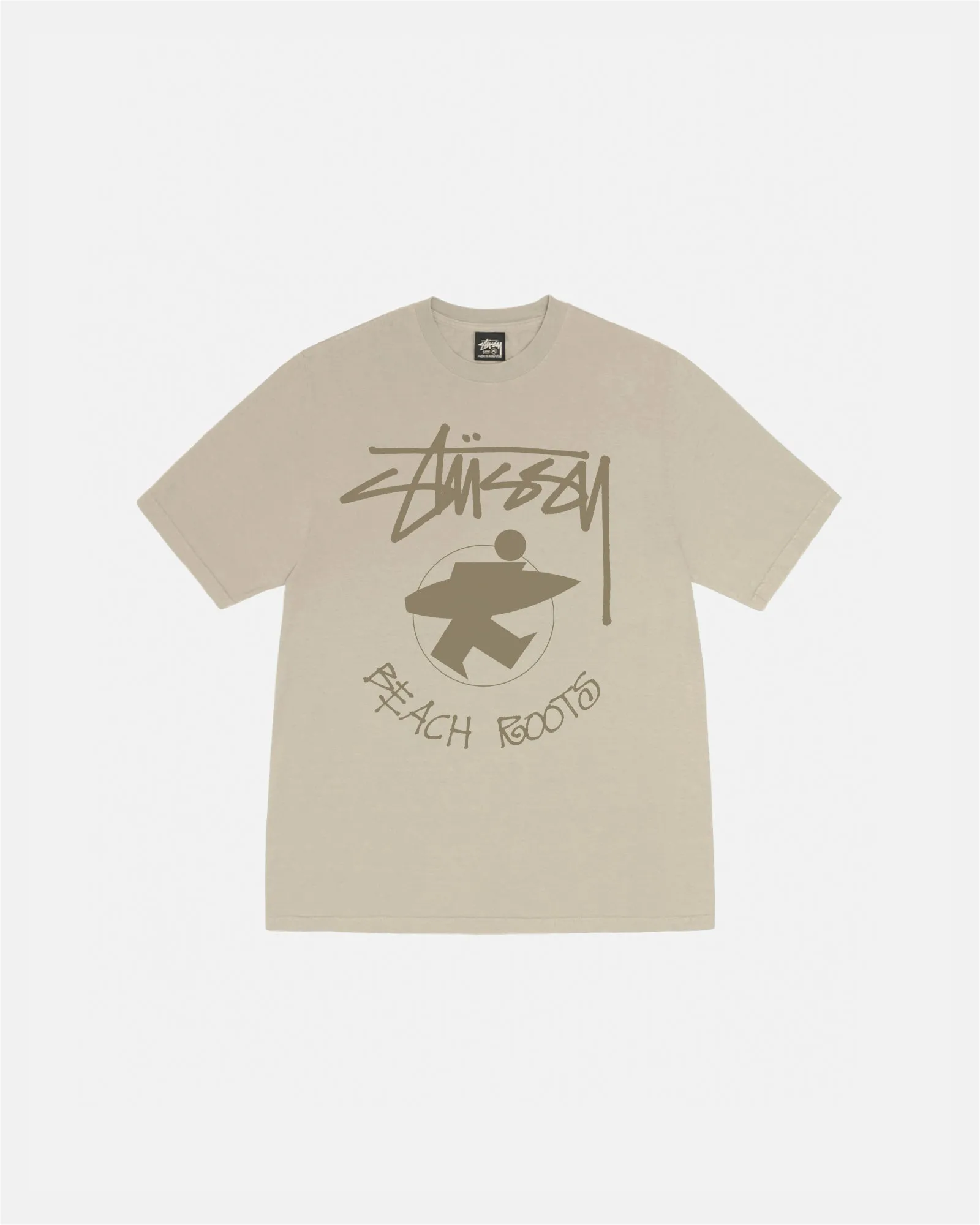 BEACH ROOTS TEE PIGMENT DYED sold by Stussy