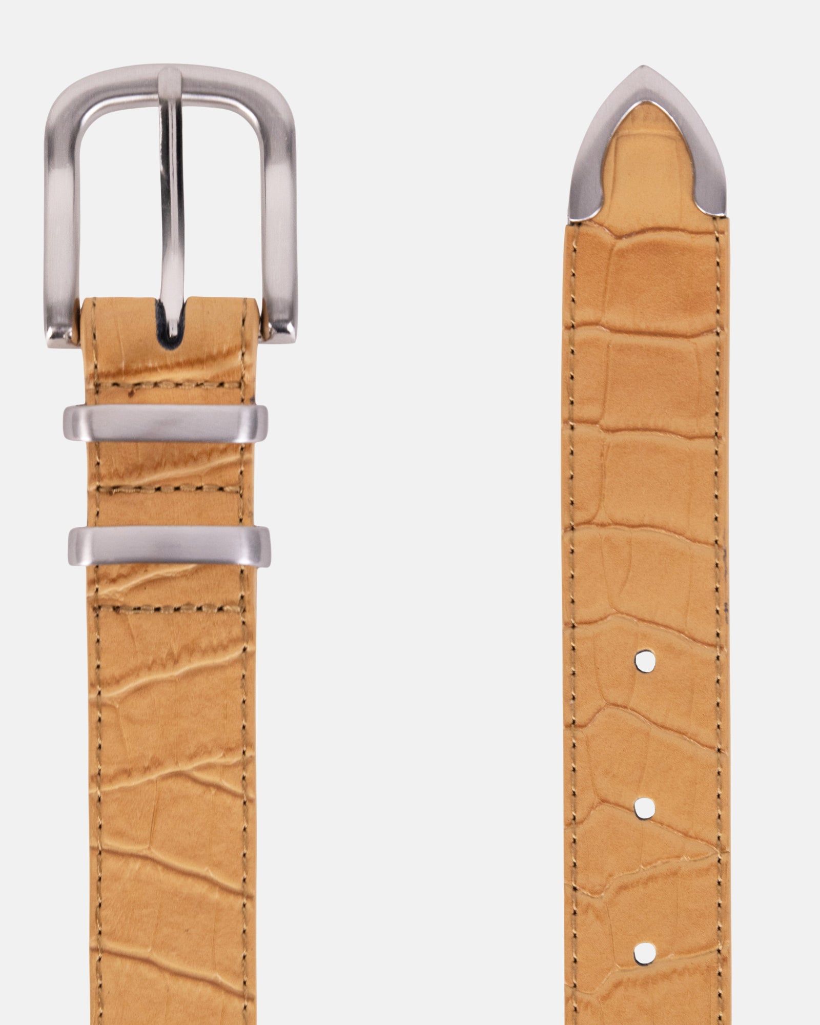 小物 stussy gator leather dress belt 21aw stussy gator leather dress belt 21aw
