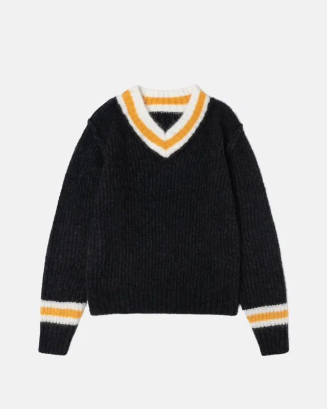 MOHAIR TENNIS SWEATER sold by Stussy