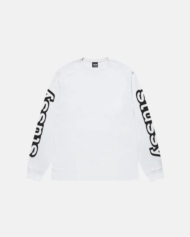 SIDEWAYS LS TEE sold by Stussy