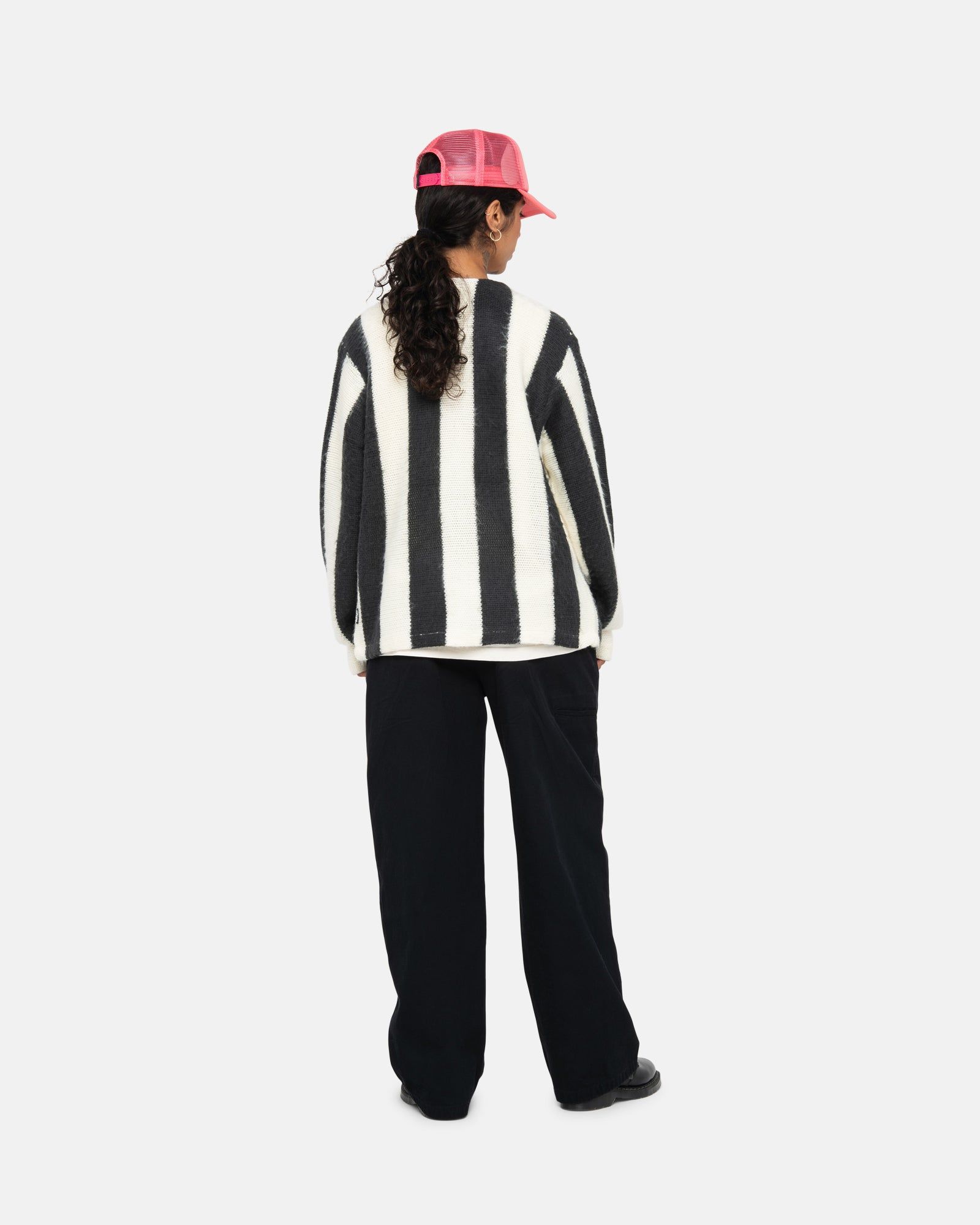STRIPE BRUSHED CARDIGAN sold by Stussy product image thumbnail 10
