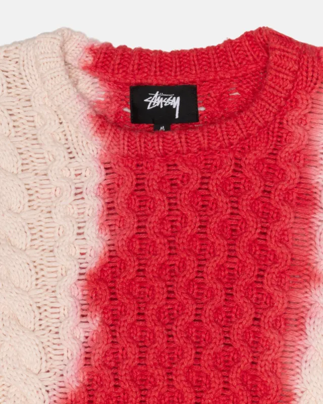 TIE DYE FISHERMAN SWEATER | Parallel