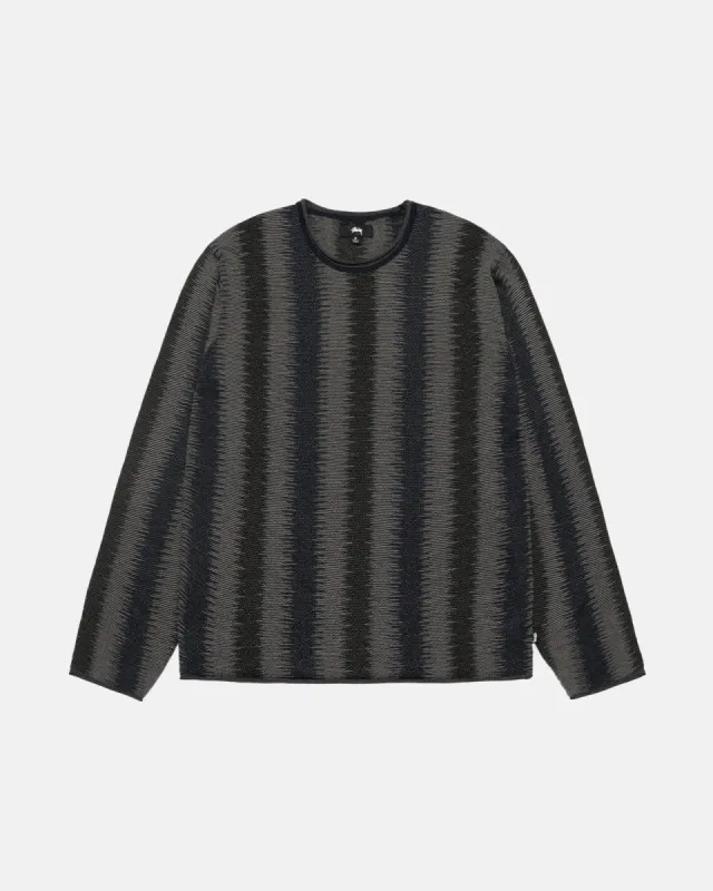 SHADOW STRIPE SWEATER sold by Stussy