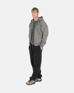 STOCK LOGO ZIP HOODIE sold by Stussy