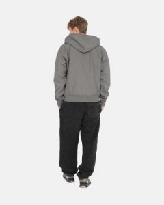 STOCK LOGO ZIP HOODIE sold by Stussy