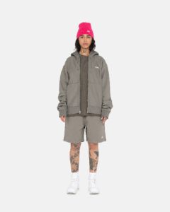 STOCK LOGO ZIP HOODIE sold by Stussy