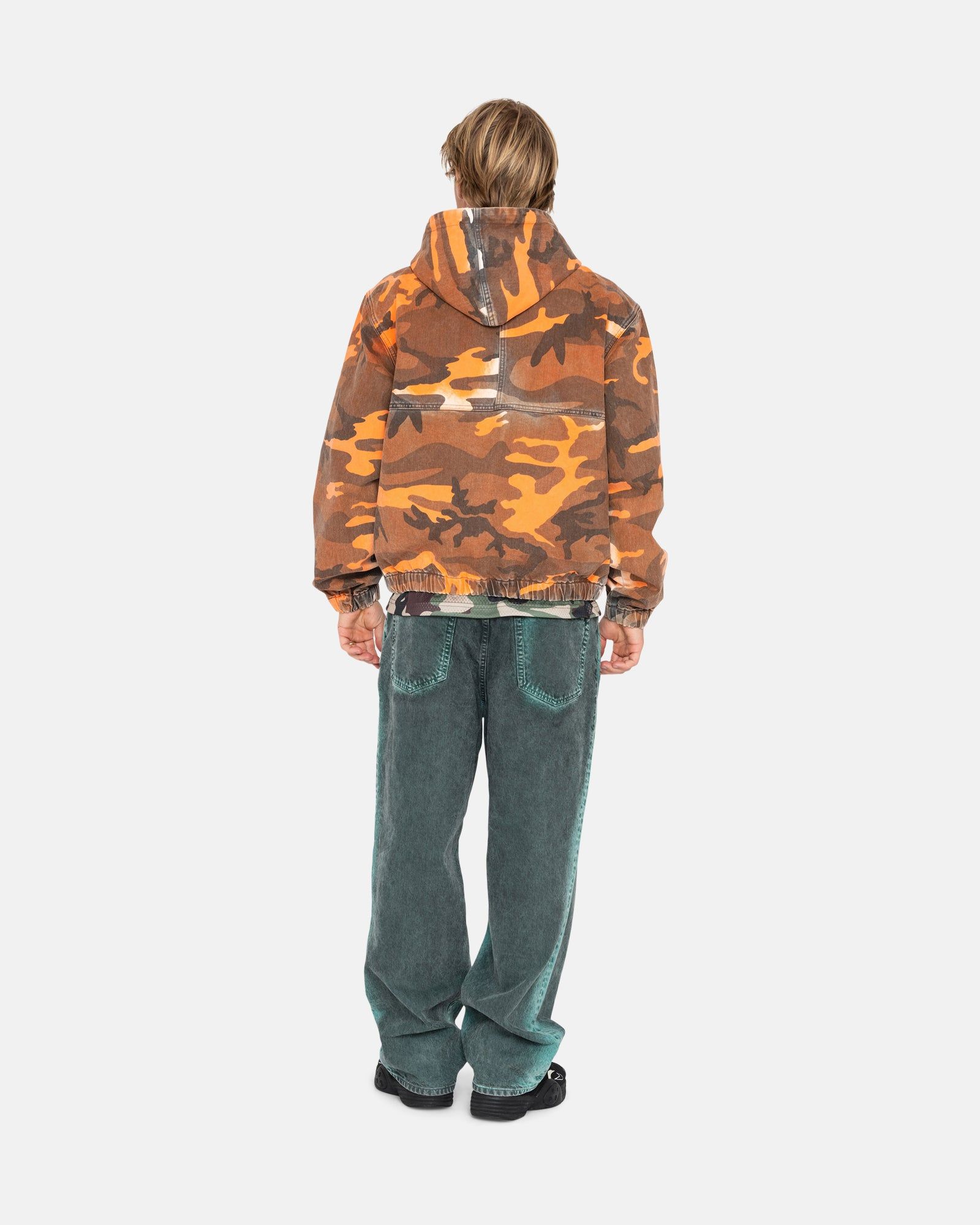 SPRAY DYE HOODED WORK JACKET sold by Stussy product image thumbnail 8